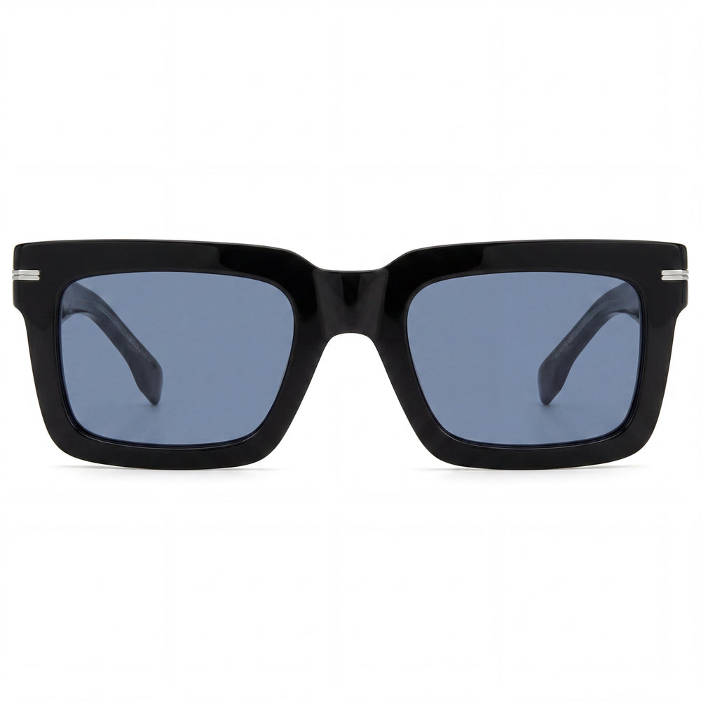 Hugo Boss BOSS 1501/S Gafas de sol de policarbonato con protección UV y diseño moderno para hombre, color negro, 51 mm