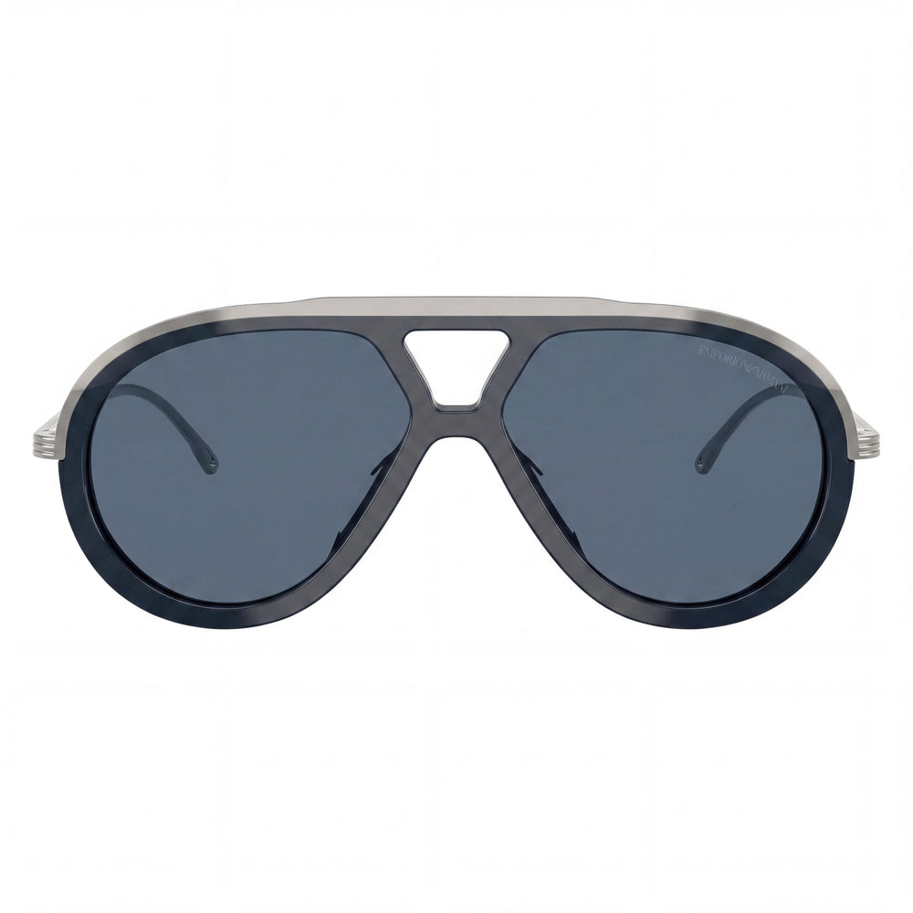 Emporio Armani Ea4242u Universal Fit Women's Shiny Blue Plastic UV Protection Sunglasses 56mm