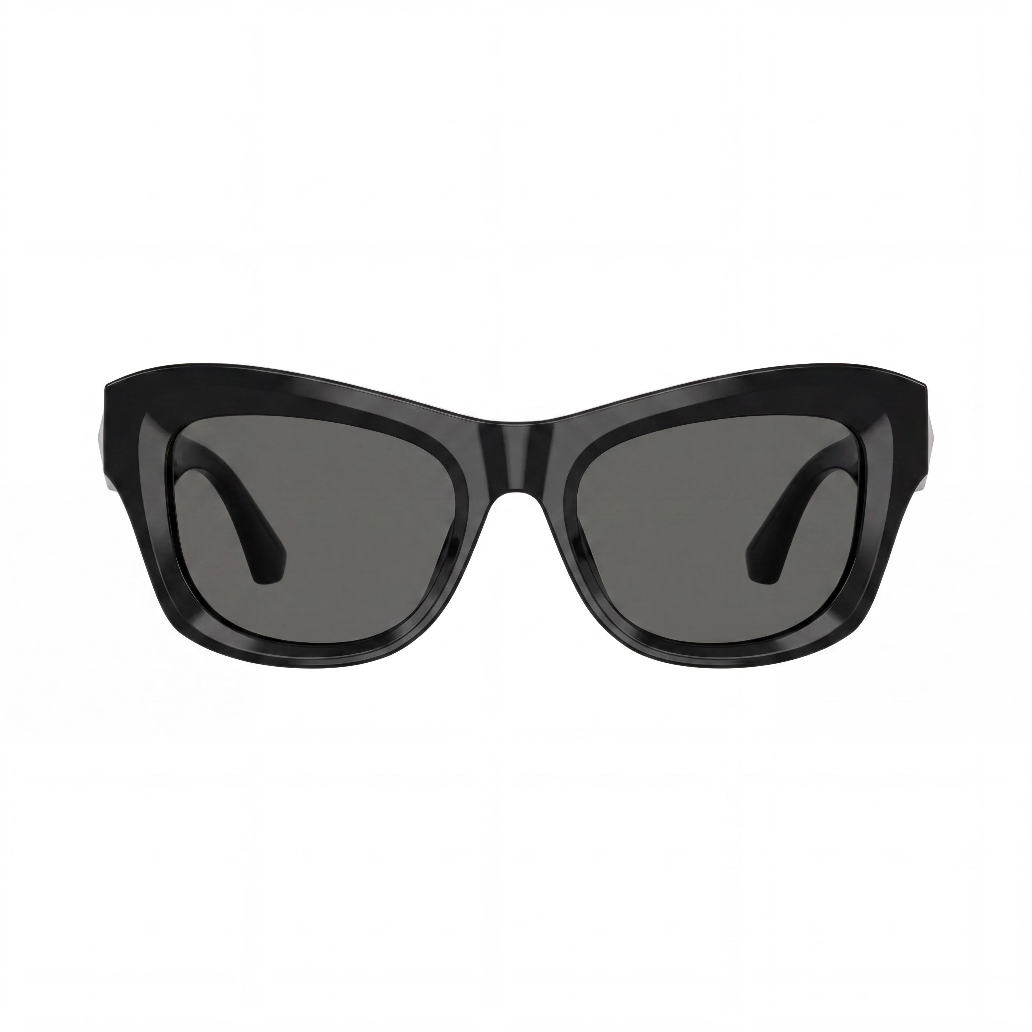 BURBERRY Be 4442u Unisex Black Dark Grey Acetate Cat Eye Sunglasses 51mm, Photo 2