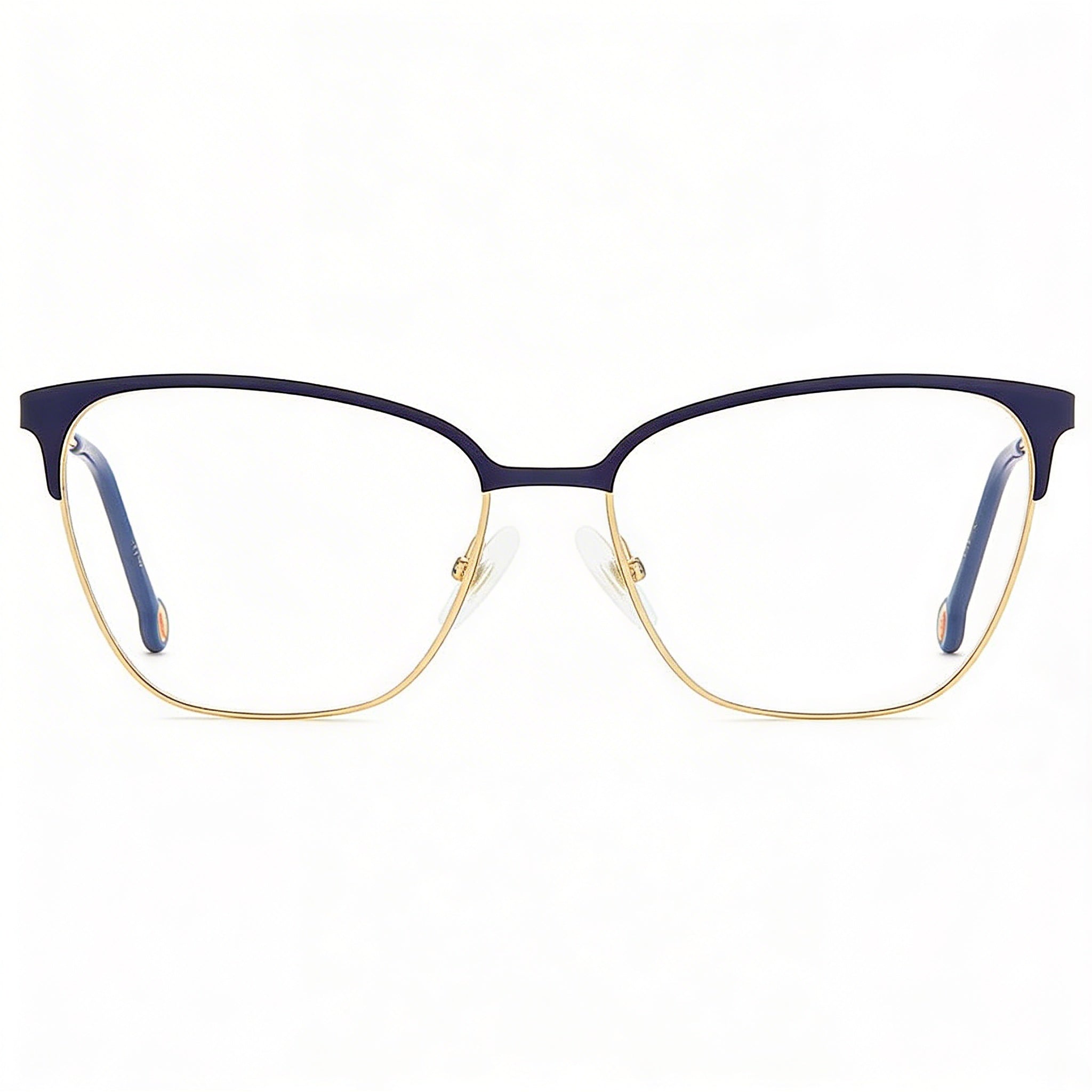 Carolina Herrera Her 0119 Modern Women's Alloy Steel Frame Polycarbonate Gold Blue Lens Sunglasses 56mm, Photo 2