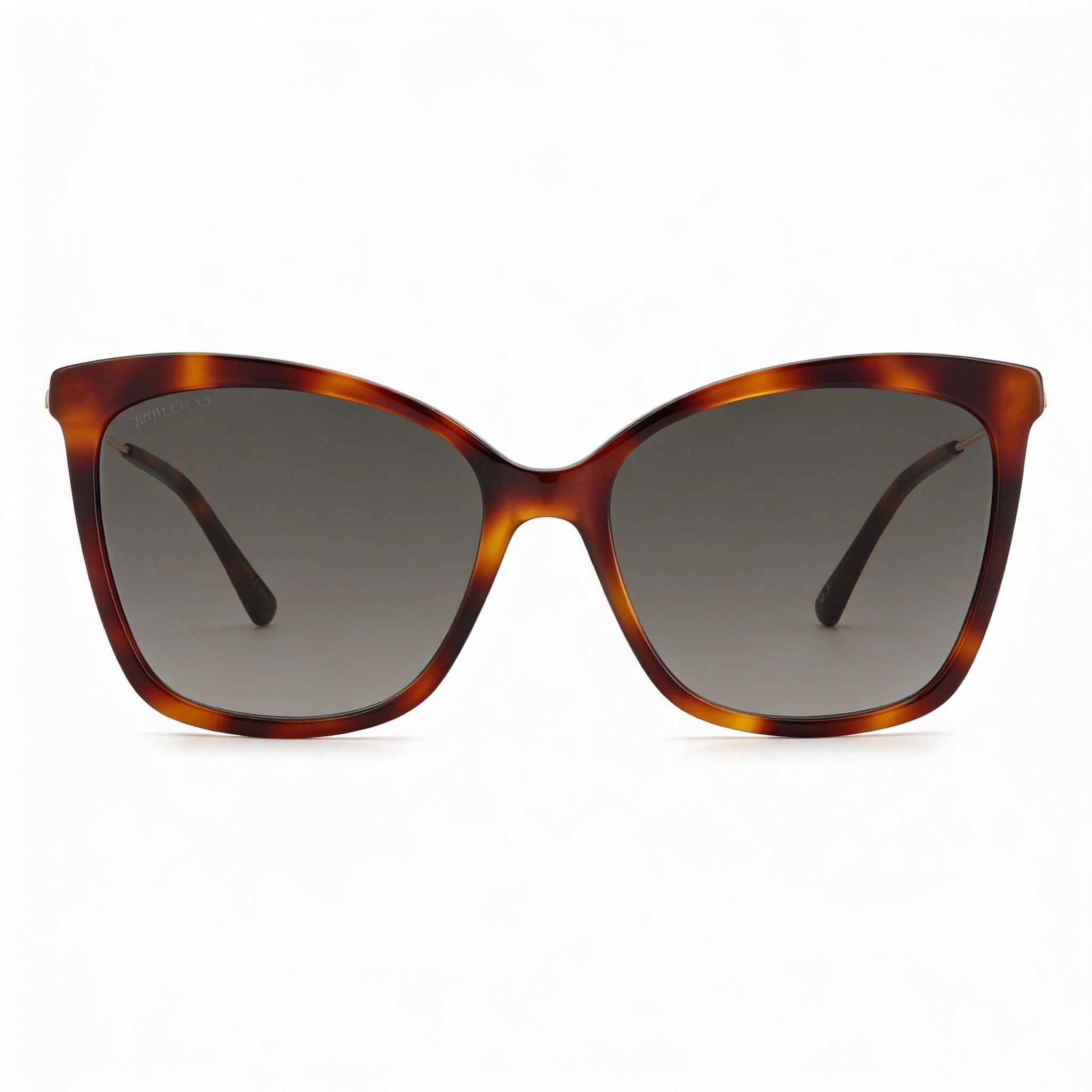 Jimmy Choo Classic Women's Havana Acetate UV Protection Sunglasses with Polycarbonate Lenses 55-17-145, Photo 2