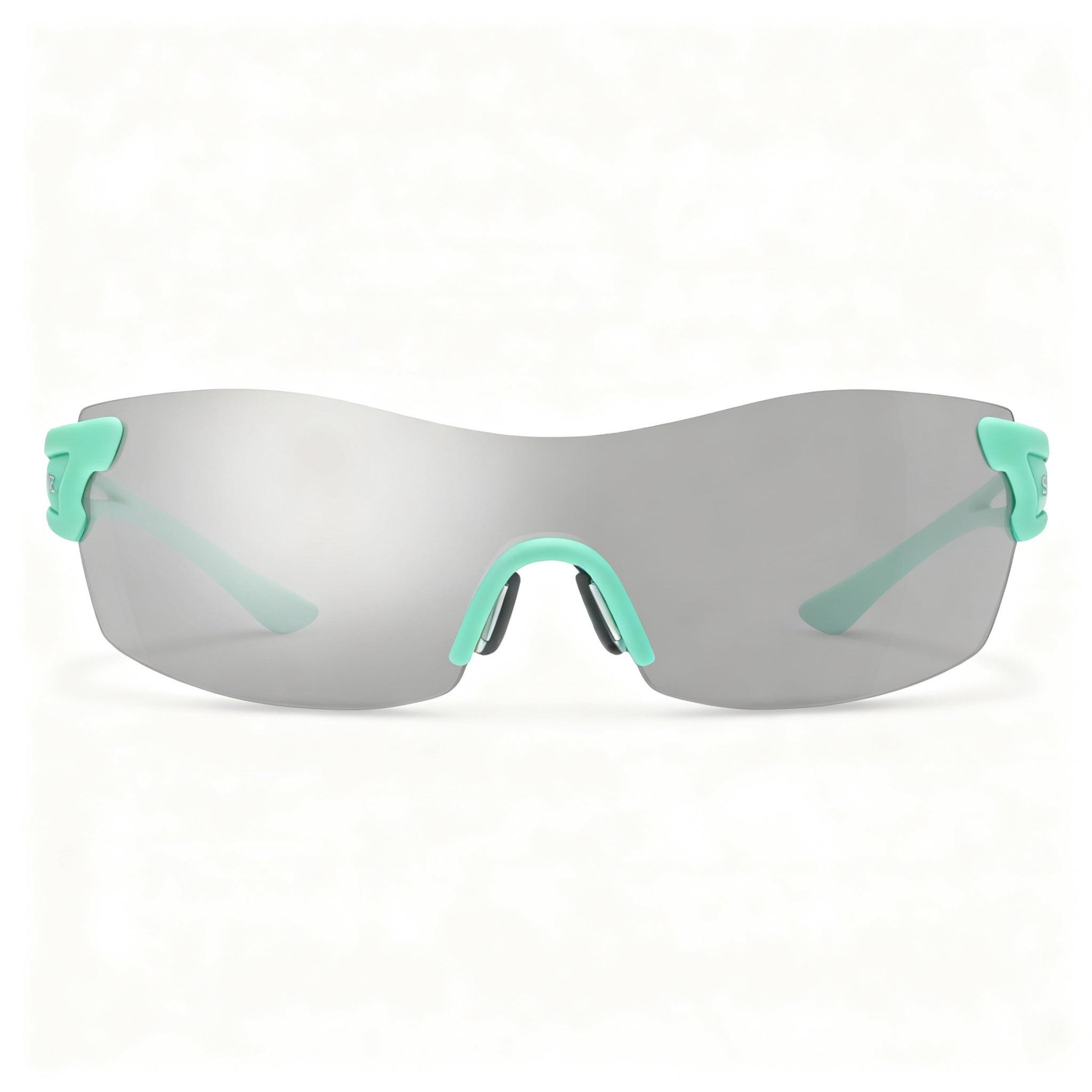 SMITH PivlockŞ Asana Women's Anti-Reflective Plastic Non-Polarized Sunglasses Green Silver Grey Speckled Bridge 1mm Temple 125mm