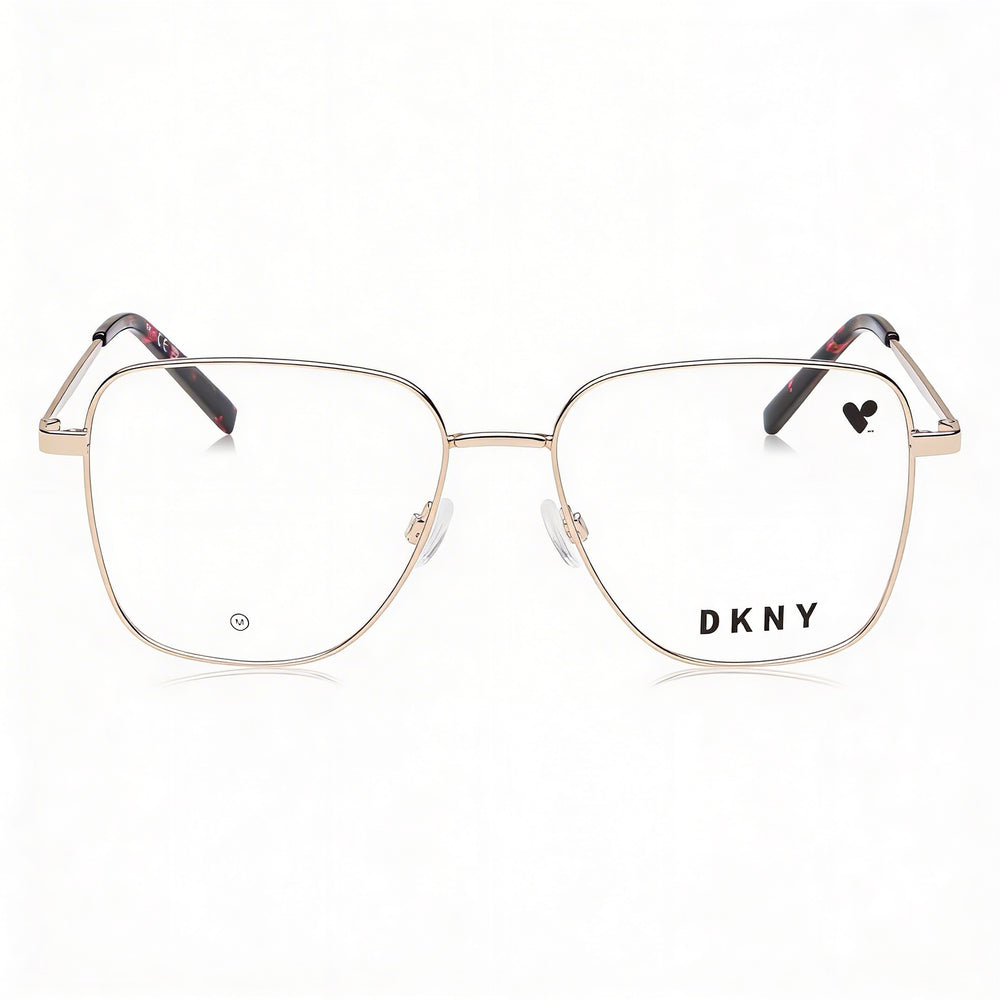 DKNY DK1031 Women's Sunglasses, Propionate Frame in Rose Gold, Polycarbonate Lenses, 54mm Lens Width