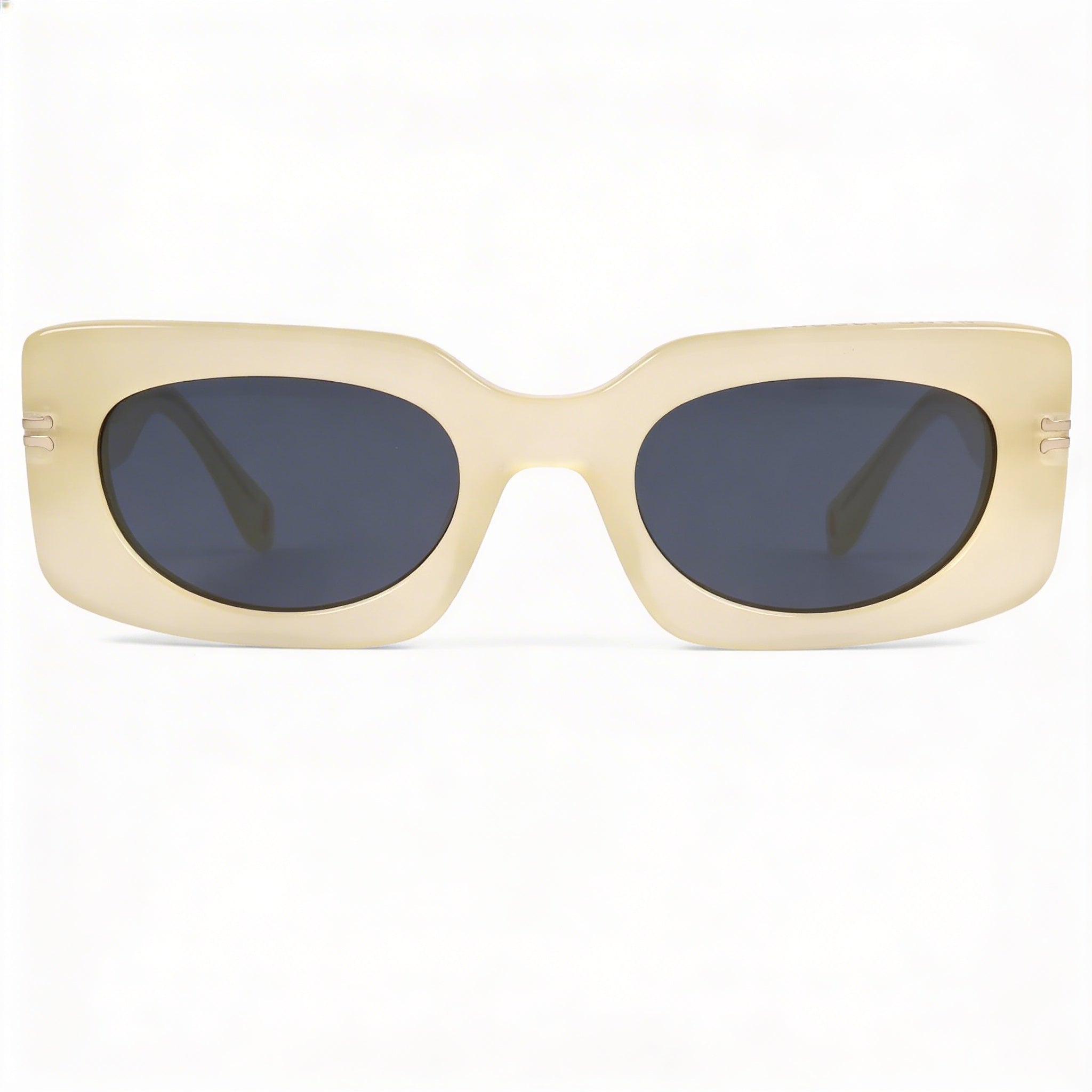 Marc Jacobs Casual Women's Frosted Yellow Acetate Frame with Yellow Polycarbonate Lenses UV Protection 50mm Sunglasses, Photo 2