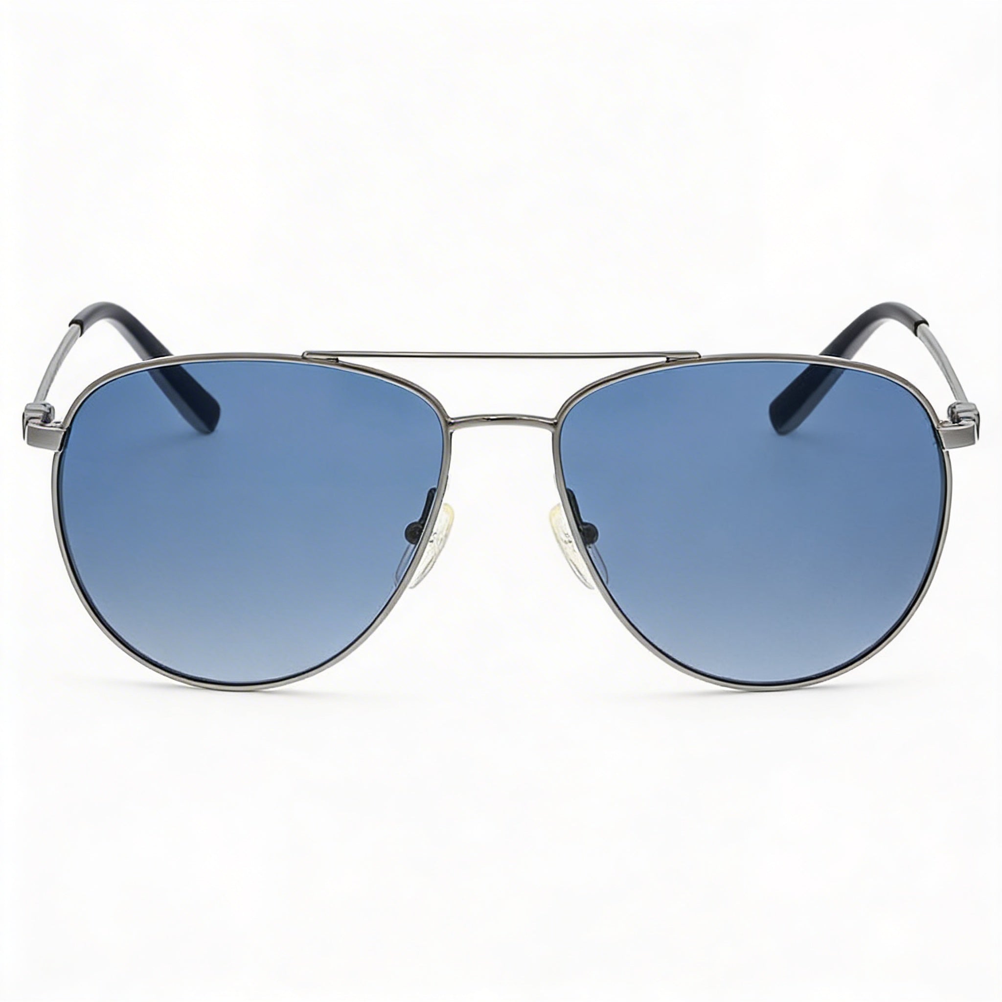 Salvatore Ferragamo Sf157s Unisex Metal Dark Gunmetal Frame Blue Lens 100% UV Protection Sunglasses 60mm, Photo 2