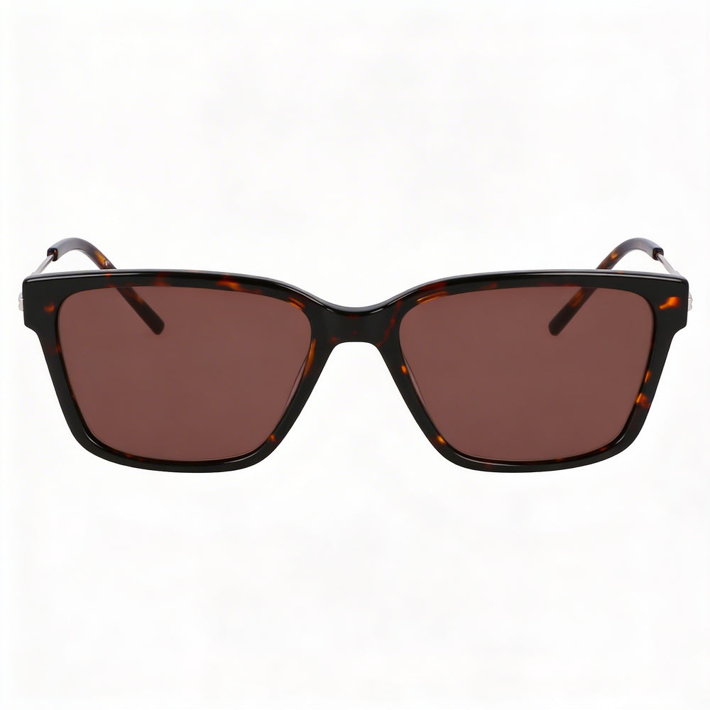 DKNY Dk713s Gafas de sol de plástico de carey oscuro con protección UV para mujer 56 mm