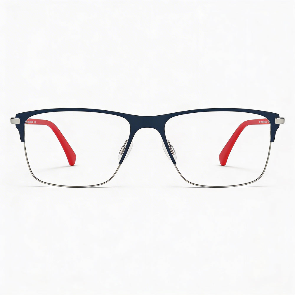 Calvin Klein Ckj21400 Gafas de acetato para mujer en color azul marino satinado - Lente de 54 mm, Puente de 16 mm, Patilla de 145 mm