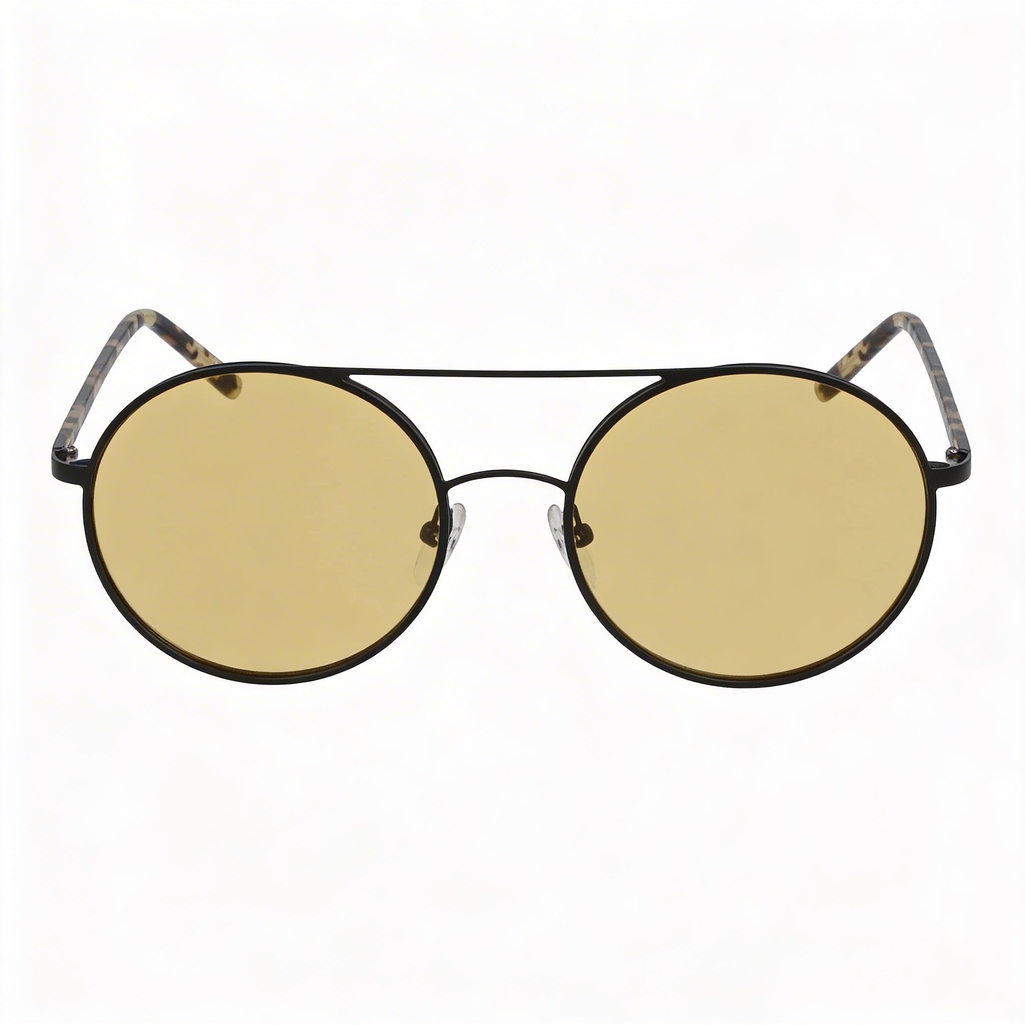 DKNY Classic Women's Yellow Plastic Round Sunglasses 52mm, Photo 2