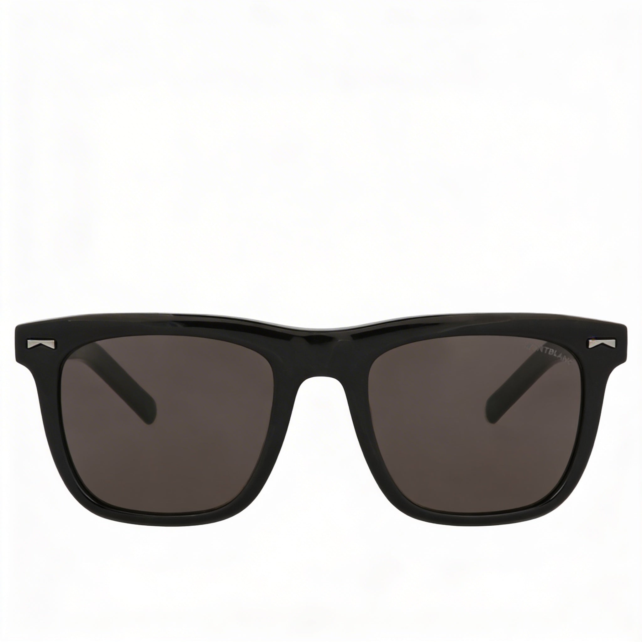 MONTBLANC Gafas de Sol Clásicas Unisex de Acetato con Montura Multicolor y Lentes Negras Grises de 56mm con Protección UV, Photo 2