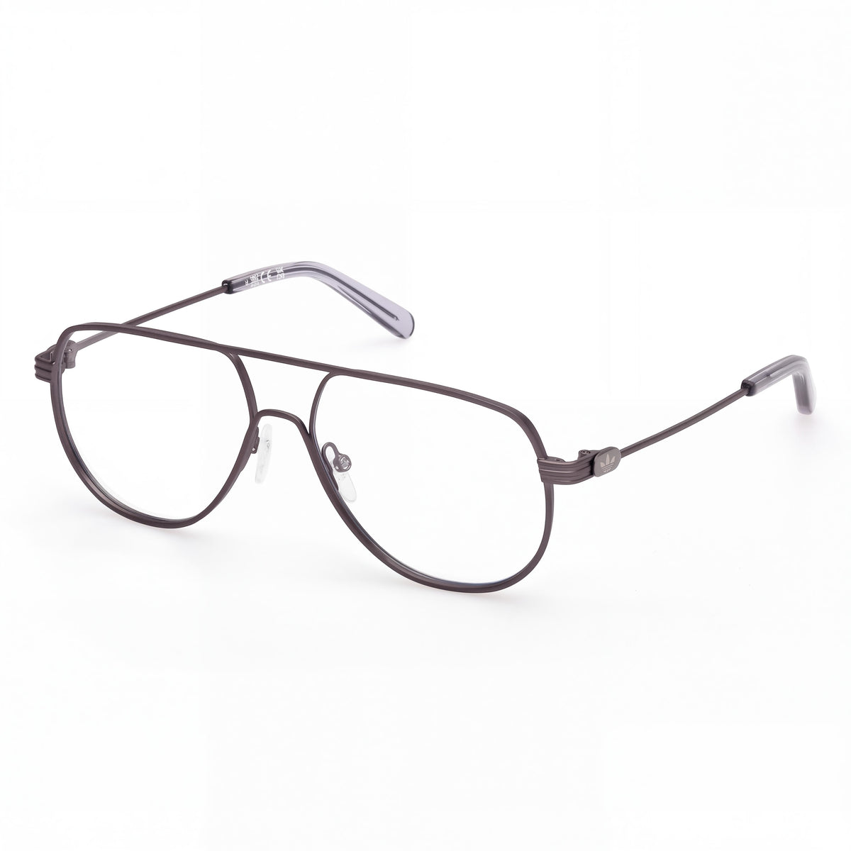 adidas Originals OR5117 MODERNO Men's Matte Gunmetal Metal Frame Eyeglasses with Polycarbonate Lenses 55-15-145, Photo 1