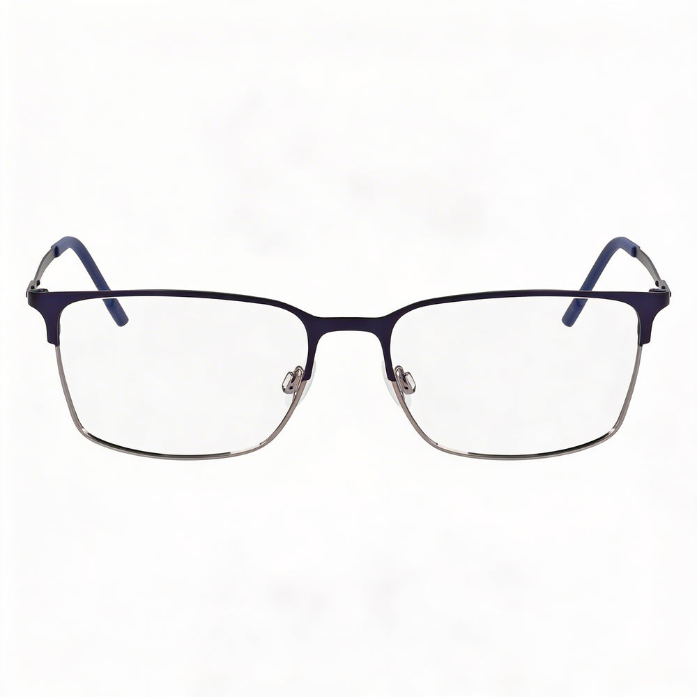 Gafas Flexon E1147 Unisex de Acetato con Montura Azul Marino/Bronce Mate y Ancho de Lente de 55 mm