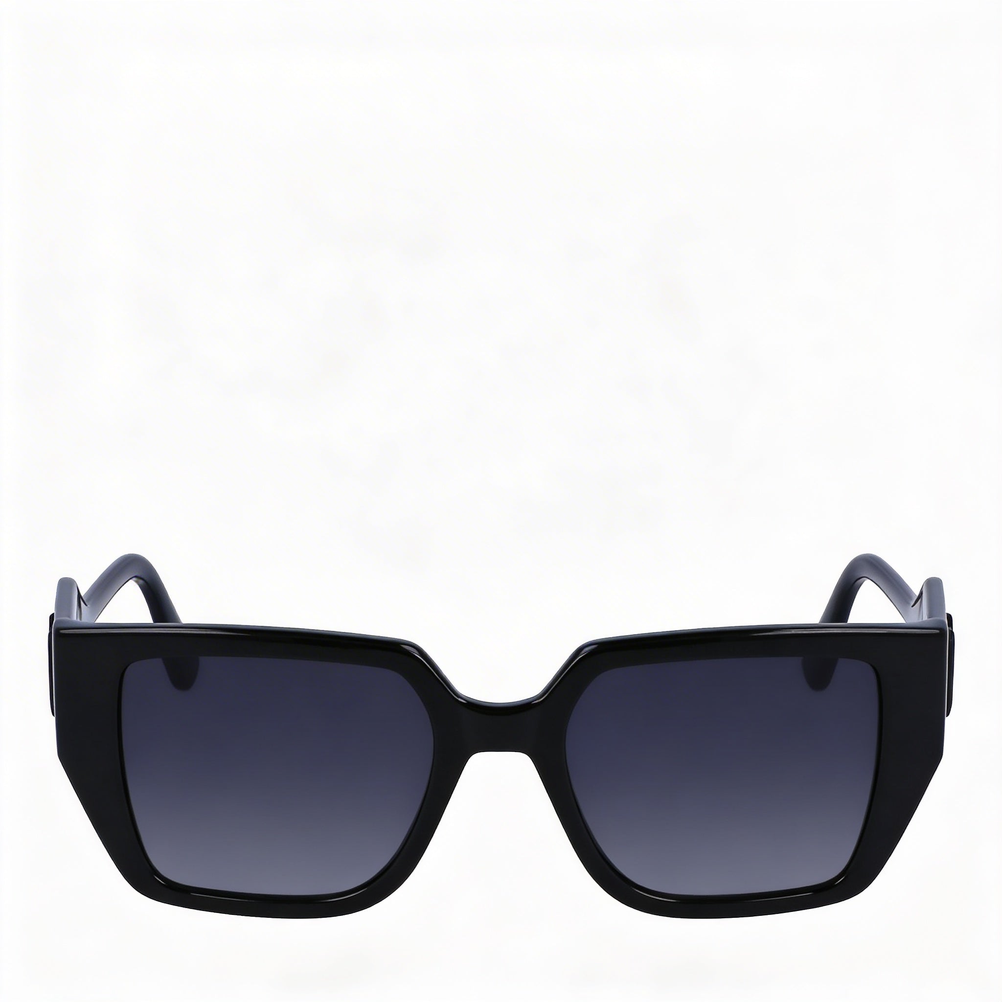 Karl Lagerfeld Classic Women's Black Plastic Frame 100% UV Protected Lenses 52mm Lens Width Sunglasses, Photo 2