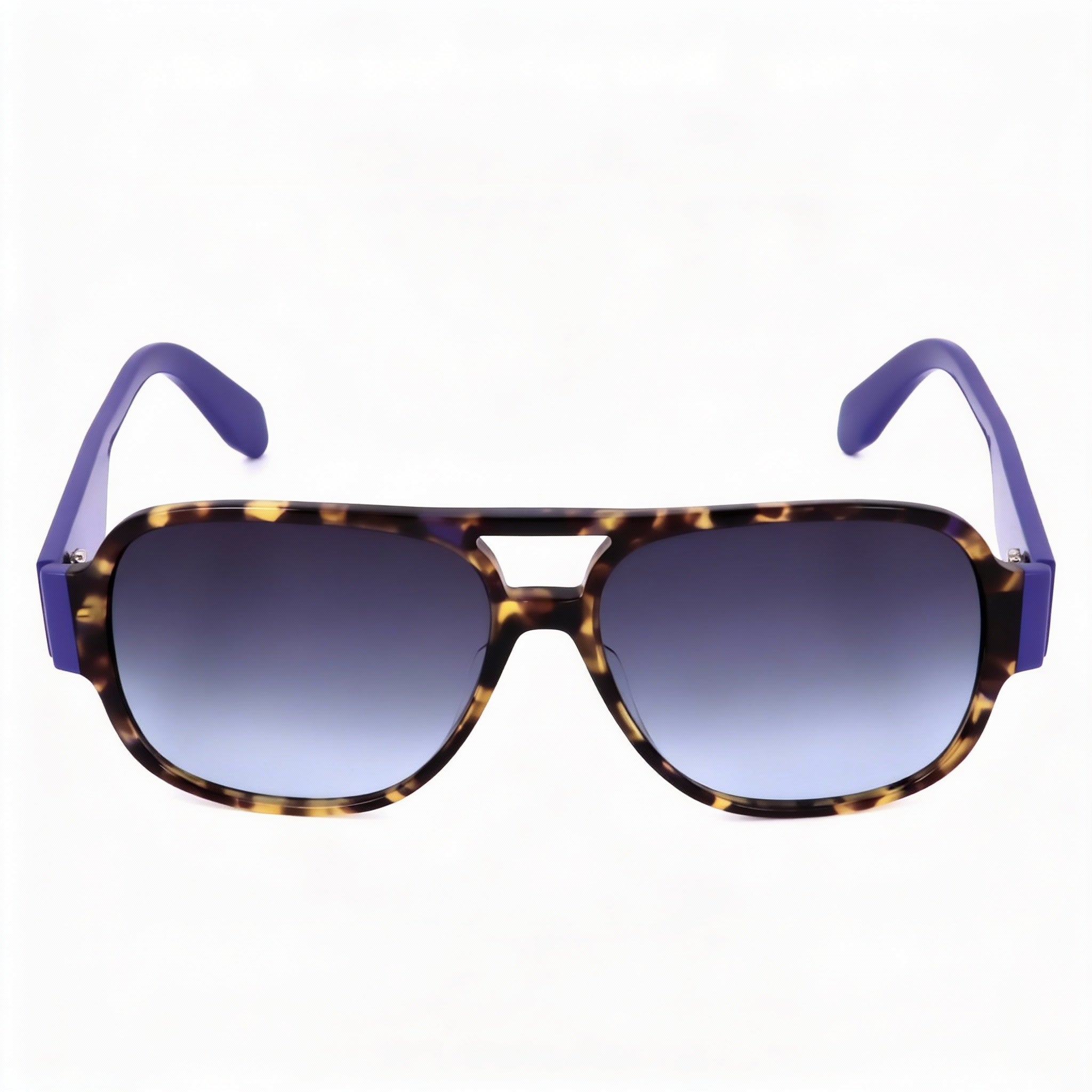 adidas Originals Modern Men's Lightweight Havana Acetate Blue Gradient Non-Polarized UV Protected Sunglasses 57mm, Photo 2