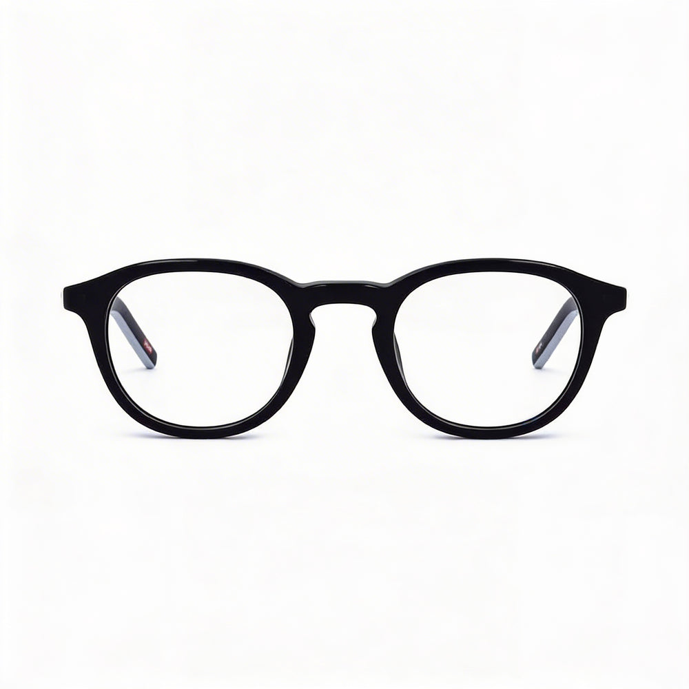 Gafas clásicas unisex Levi's con montura de PMMA ecológico, lentes no de policarbonato, negras 48 mm