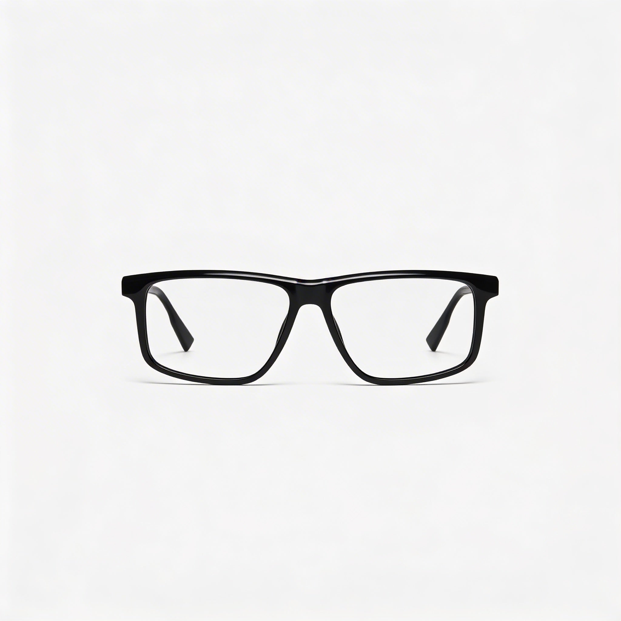 Lacoste Casual Black Frame Ophthalmic Eyeglasses for Men with Transparent Plastic Lenses 55-14-145, Photo 2