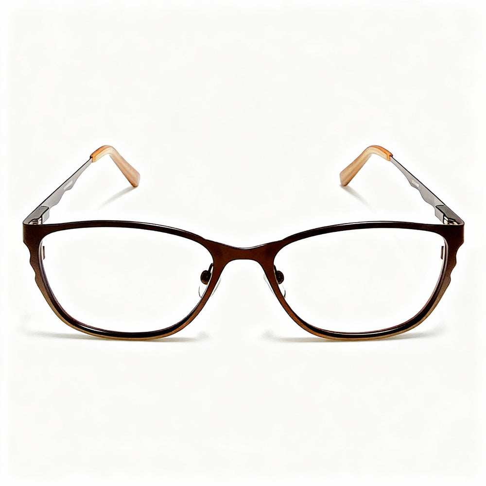 Converse K200 Men's Brown Optical Eyeglasses, Clear Non Polarized Plastic Lenses, Lens Width 47mm, Bridge 15mm, Temple 130mm