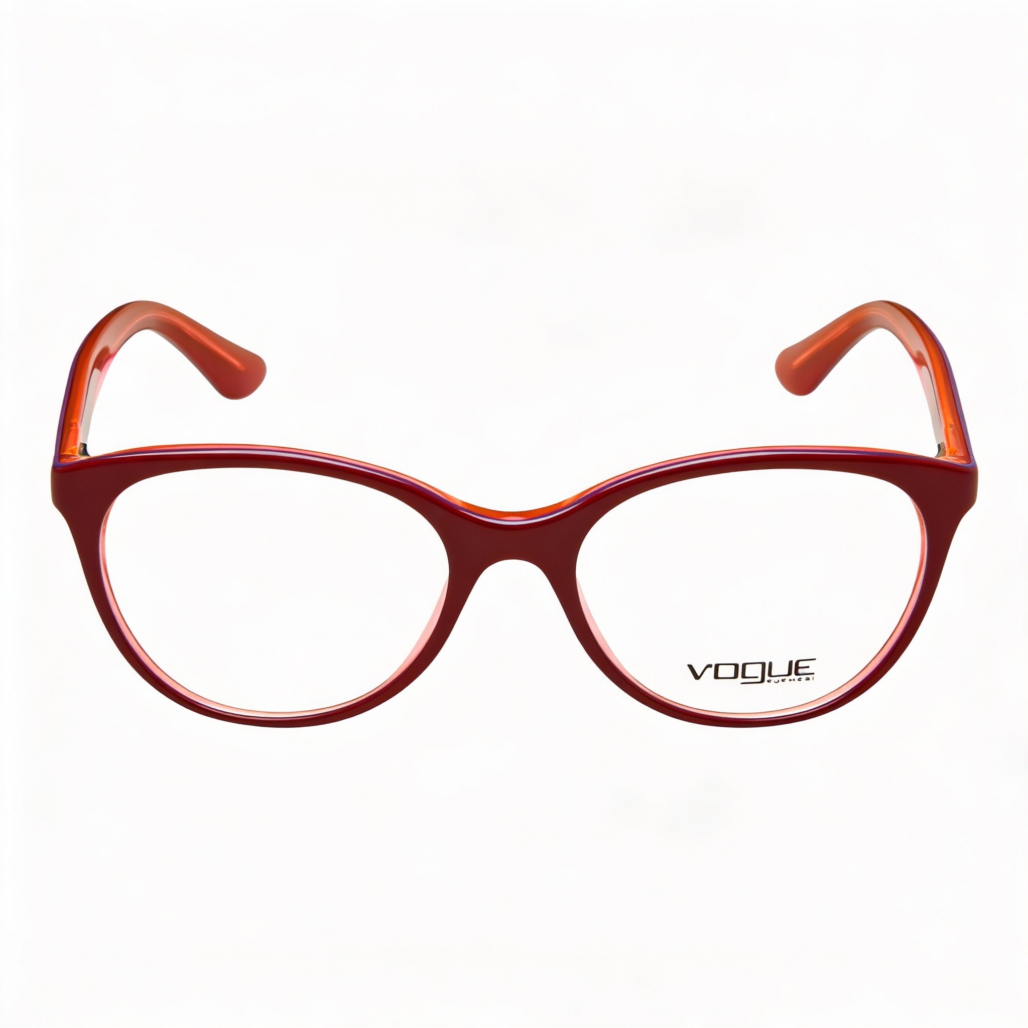 Vogue Eyewear Vo 2962 Unisex Plastic Eyeglasses with Iridium Lenses Fuchsia Violet Pink 51mm, Photo 2