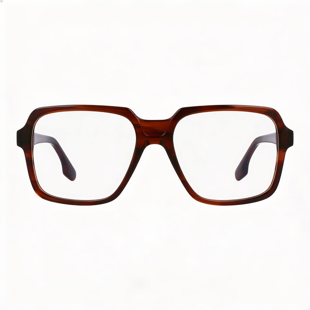 Victoria Beckham Vb2668 Women's Brown Horn Prescription Ready Eyeglasses with Clear Demo Lenses 53-17-140