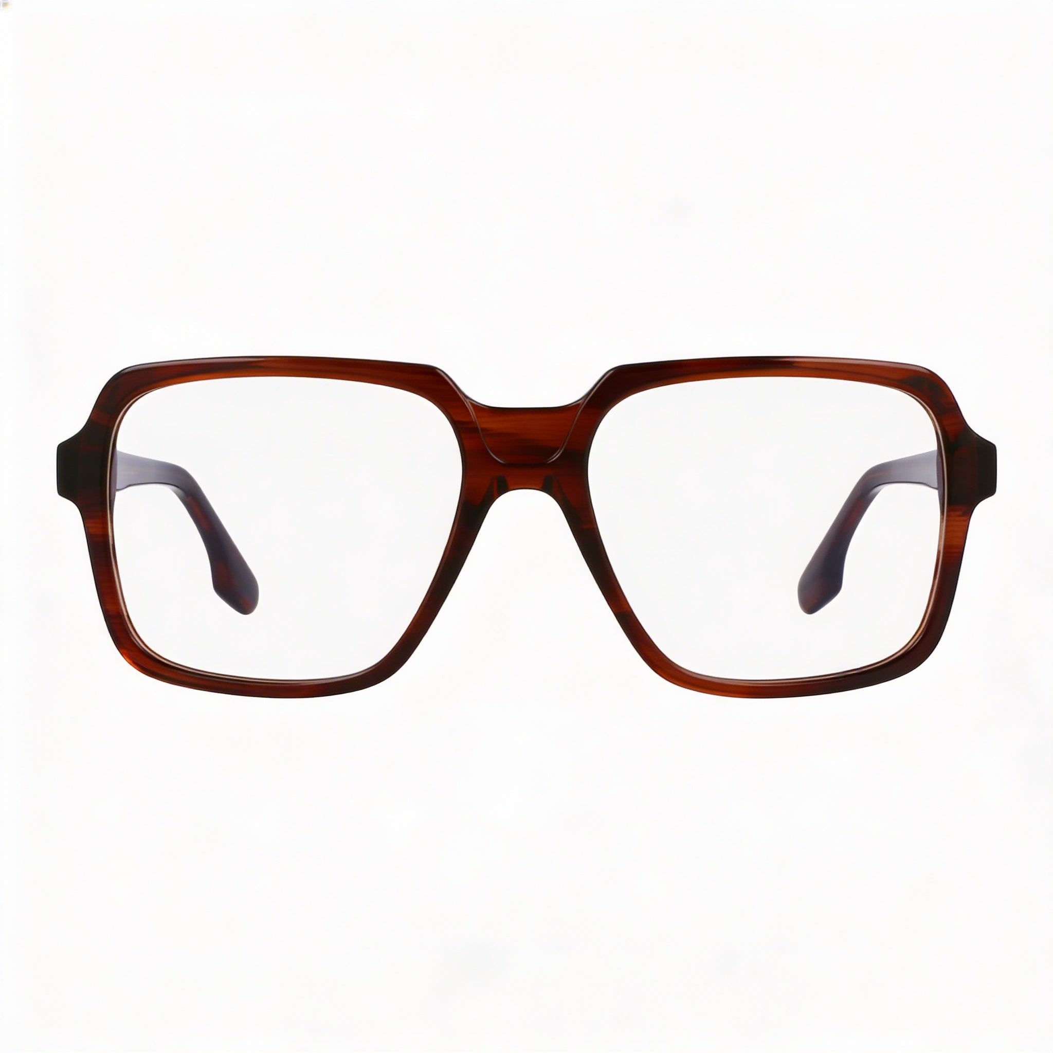 Victoria Beckham Vb2668 Women's Brown Horn Prescription Ready Eyeglasses with Clear Demo Lenses 53-17-140, Photo 1