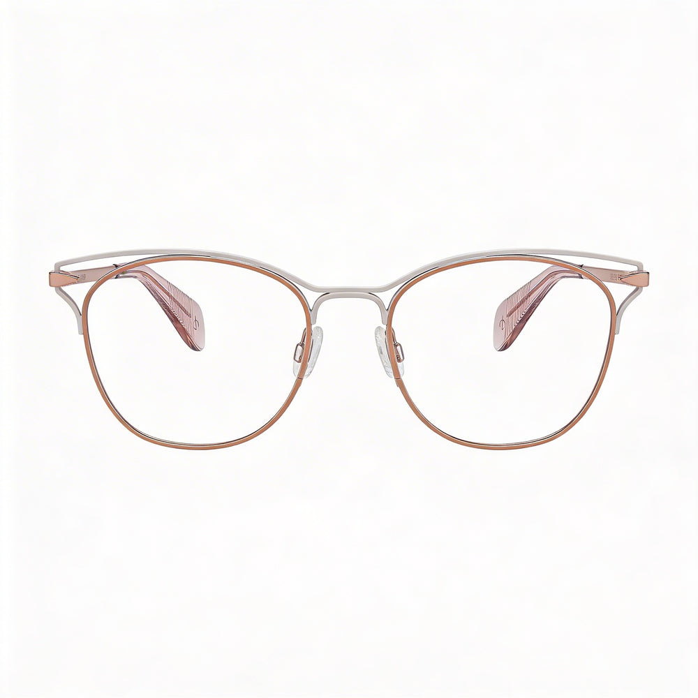 Rag & Bone Rnb3019 Gafas de Sol para Mujer, Oro Crema, Aleación de Acero, Protección UV, 51mm