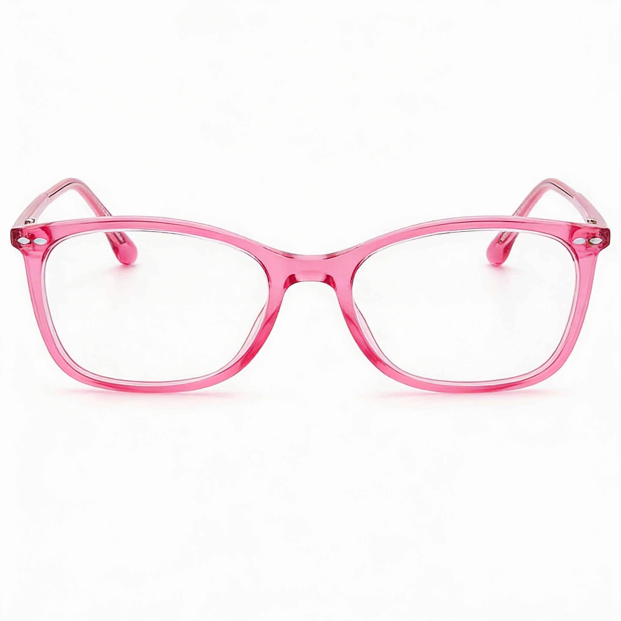 Gafas de sol Isabel Marant modernas unisex con montura de acetato rosa y plata, lentes de policarbonato rosa y plata, 53 mm, Photo 2