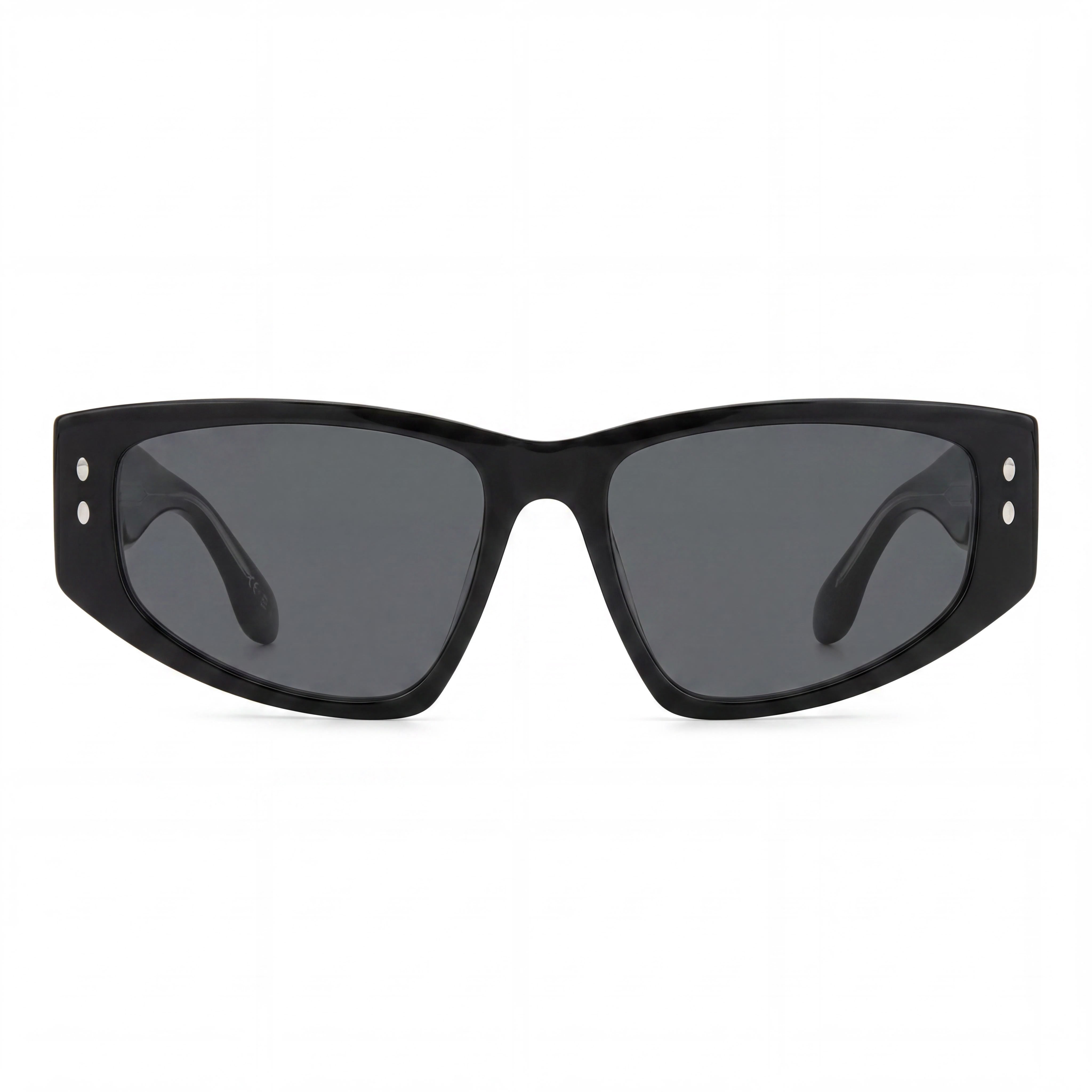Gafas de Sol Informales de Mujer Isabel Marant, Montura de Acetato Negro, Lentes de Policarbonato Gris, Talla 57mm, Photo 2