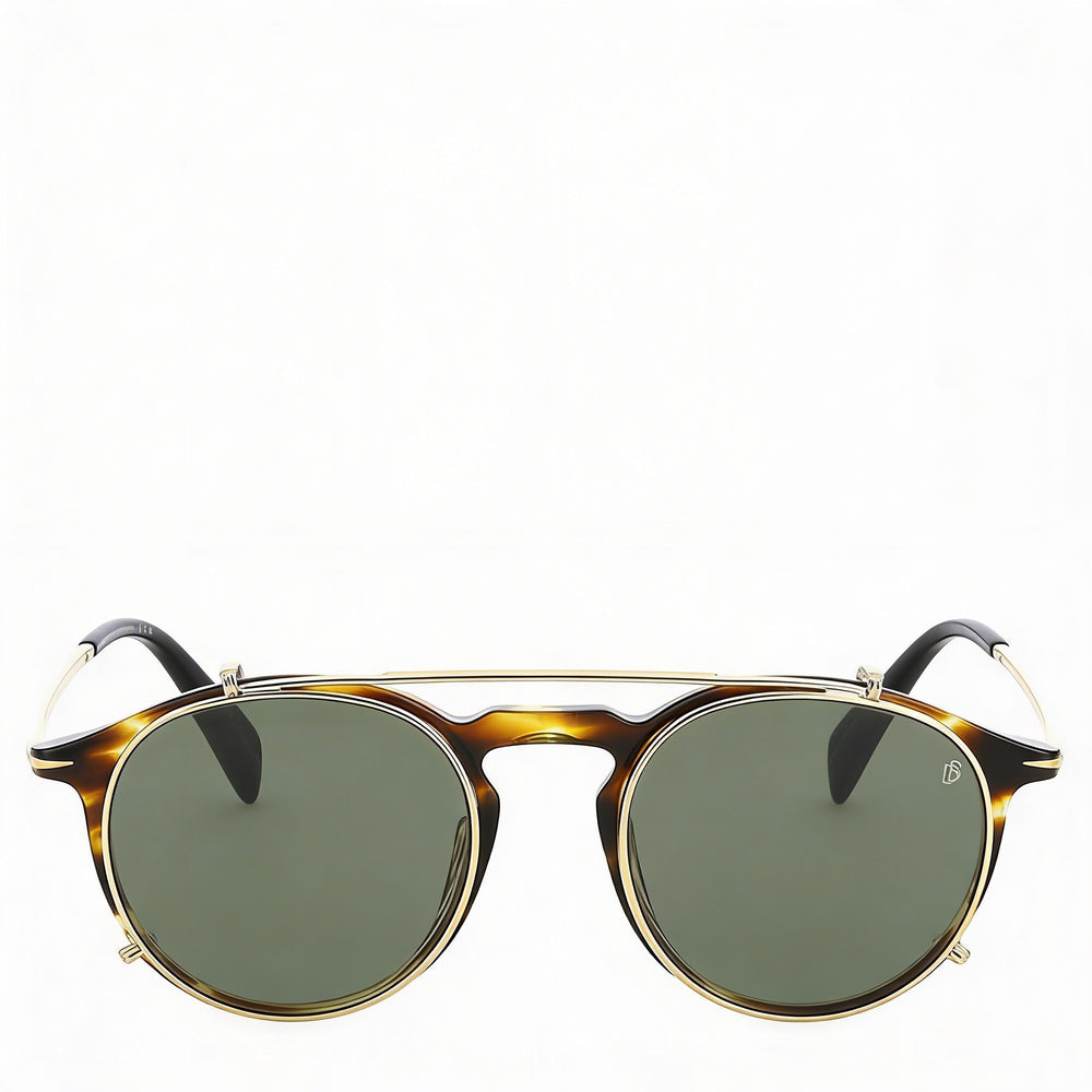 David Beckham Db 1003/G/Cs Unisex Plastic Brown Horn UV Protected Sunglasses 49mm