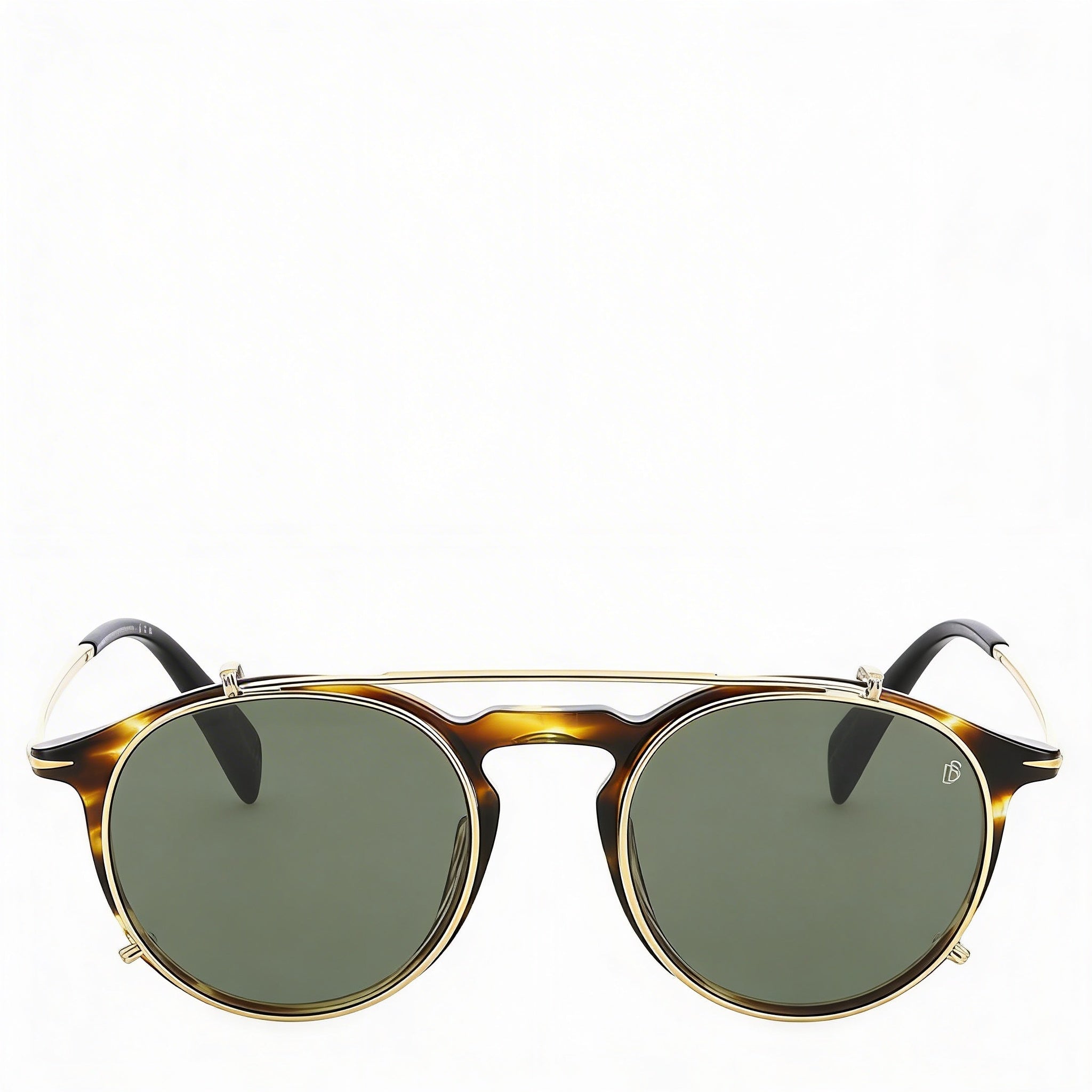 David Beckham Db 1003/G/Cs Unisex Plastic Brown Horn UV Protected Sunglasses 49mm, Photo 2