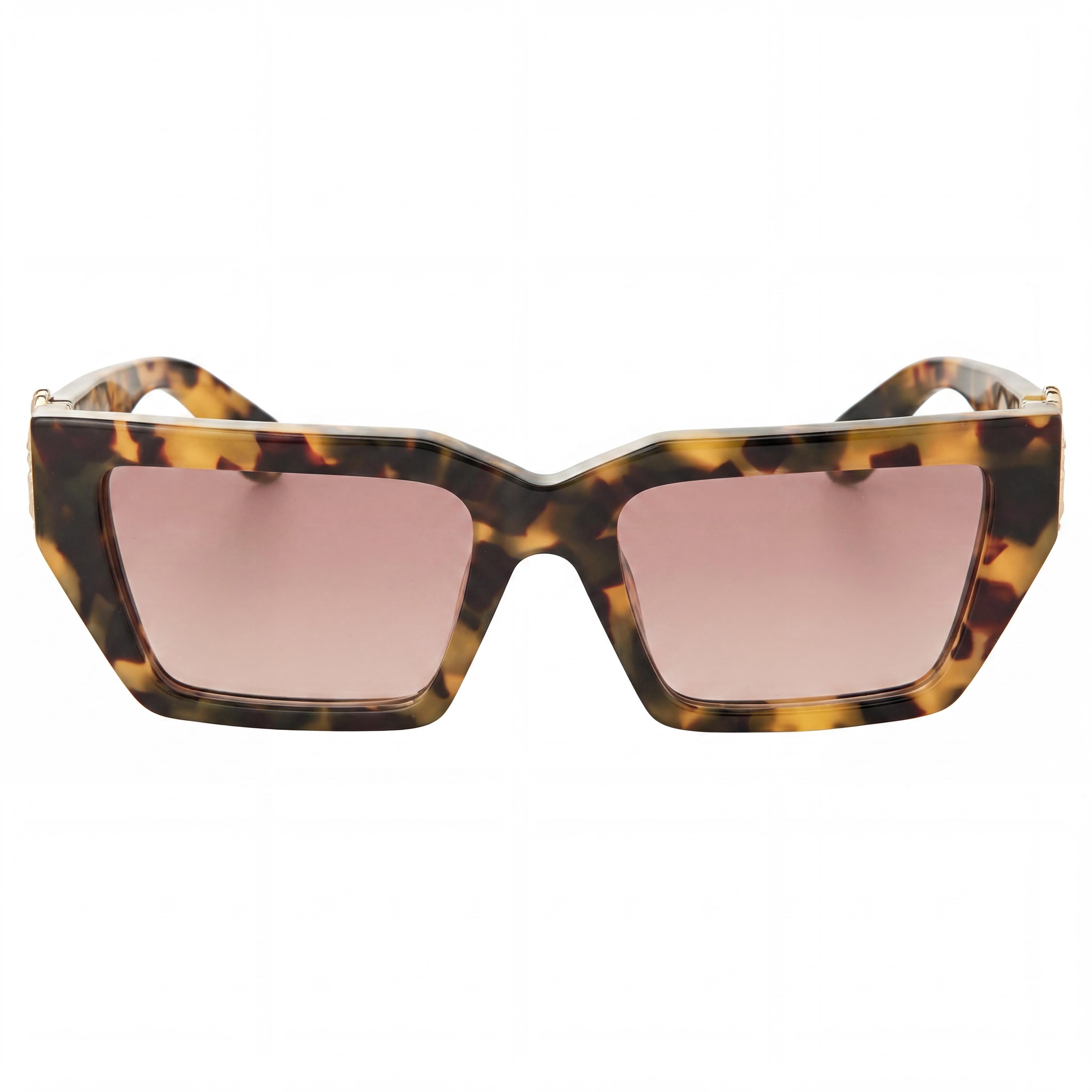 Gafas de sol Just Cavalli Modern de acetato no polarizadas para mujer con montura brillante Habana Vintage 55 mm, Photo 2