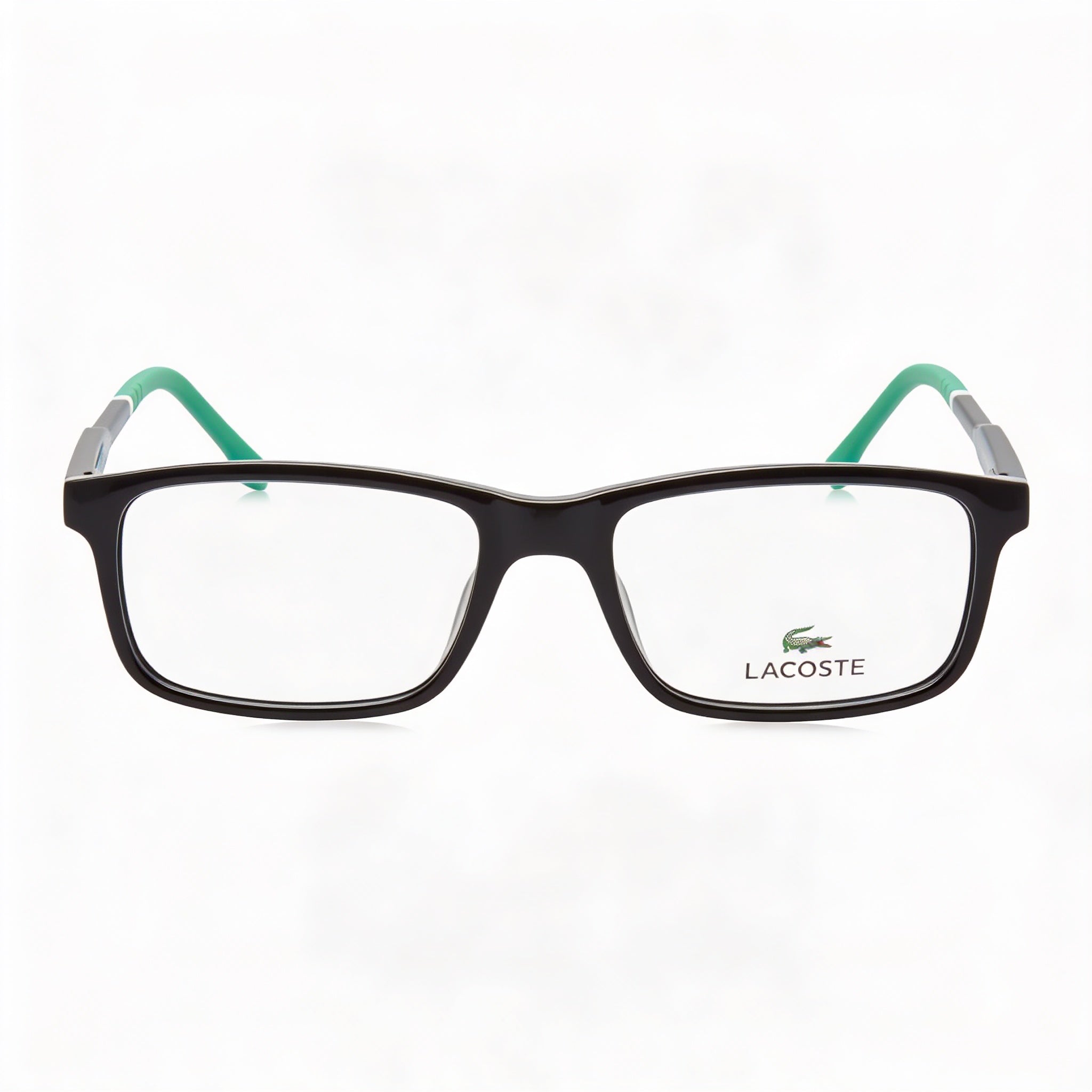 Gafas Lacoste Modern para hombre con montura inyectada en negro: lentes de 49 mm, puente de 16 mm y patillas de 140 mm., Photo 2