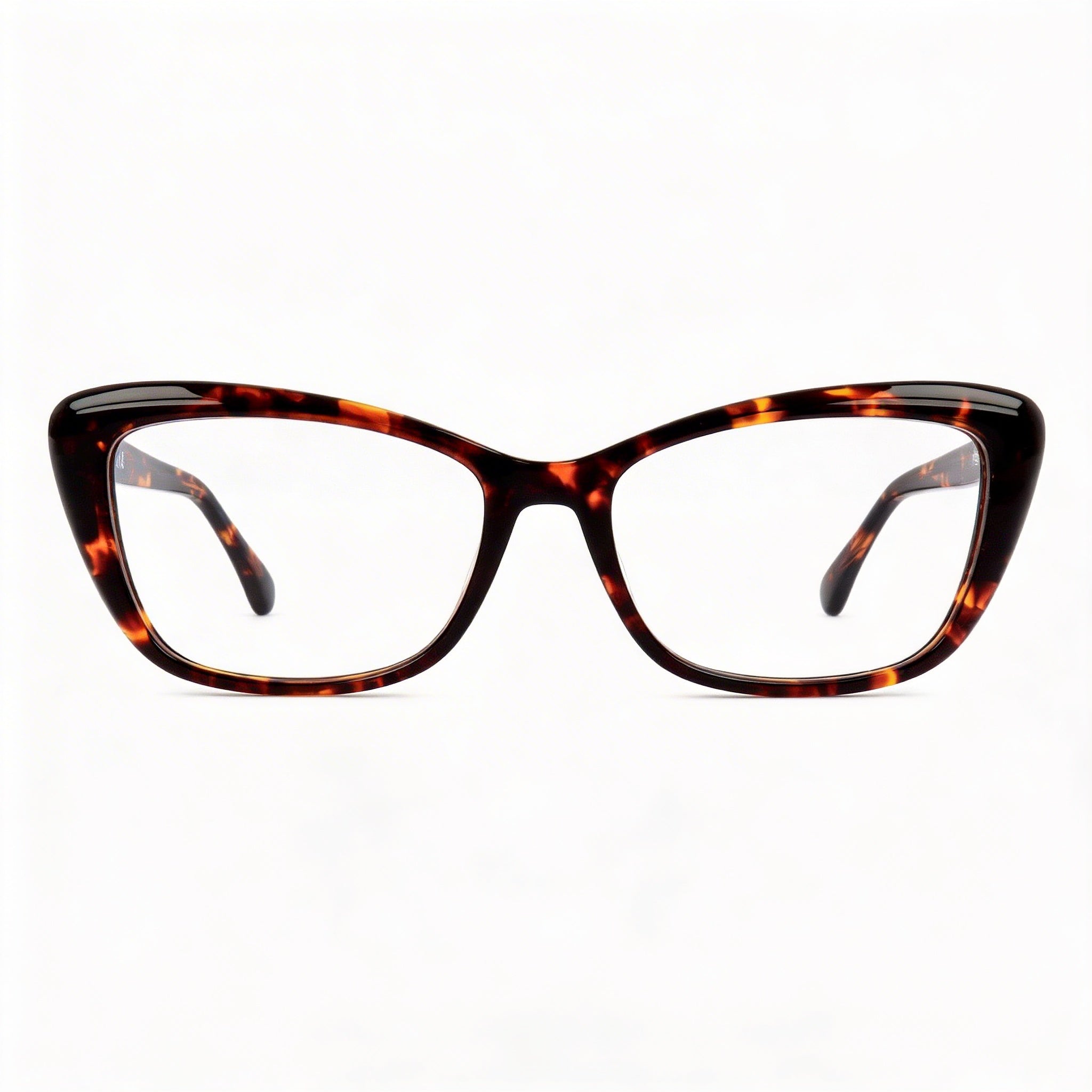 MaxMara Casual Women's Full Rim Lightweight Plastic Havanna Frame with Transparent Plastic Lenses 53-16-140mm, Photo 2