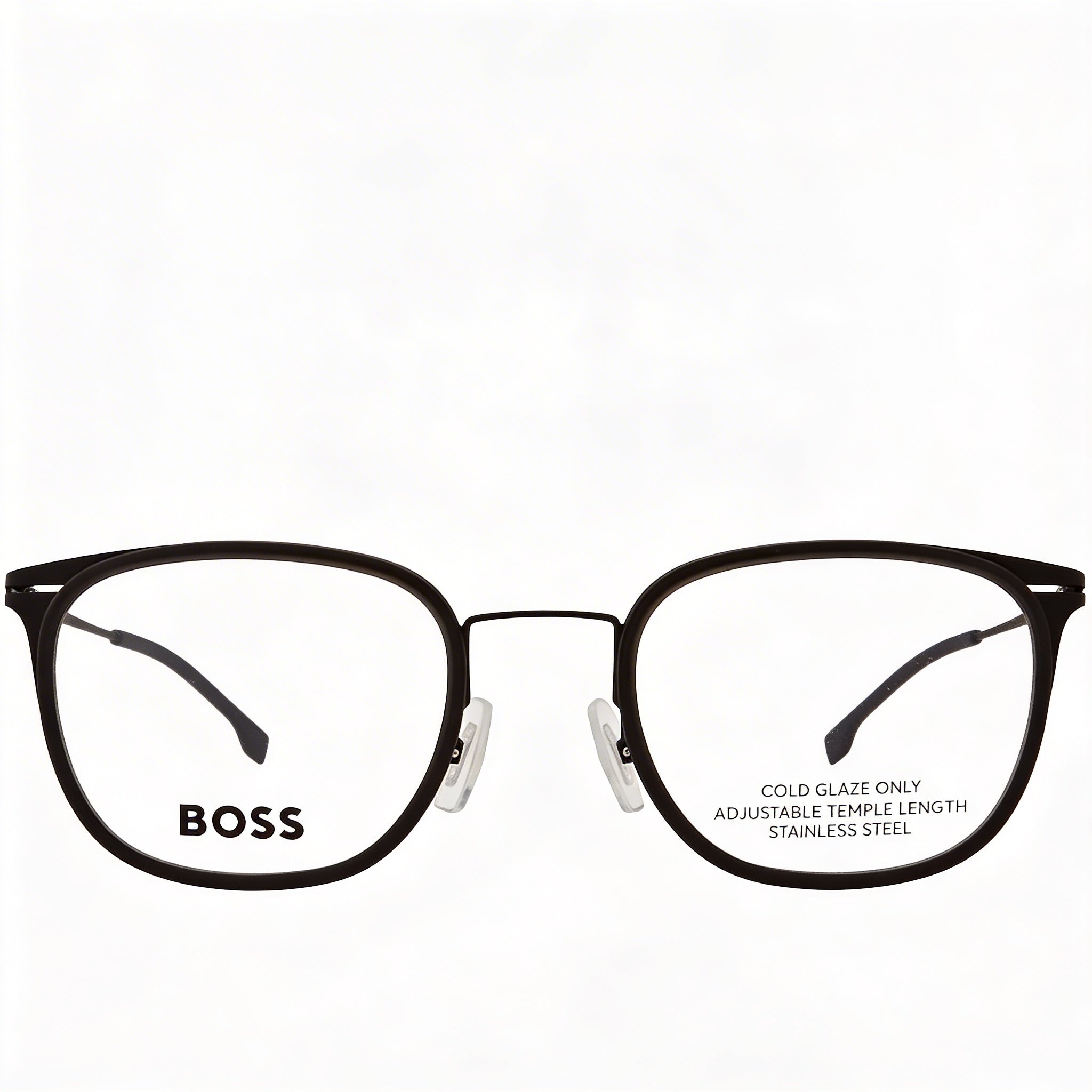 Hugo Boss Modern Men's Matte Black Grey Alloy Steel Frame Non-Polarized Polycarbonate Lenses Sunglasses 53mm, Photo 2