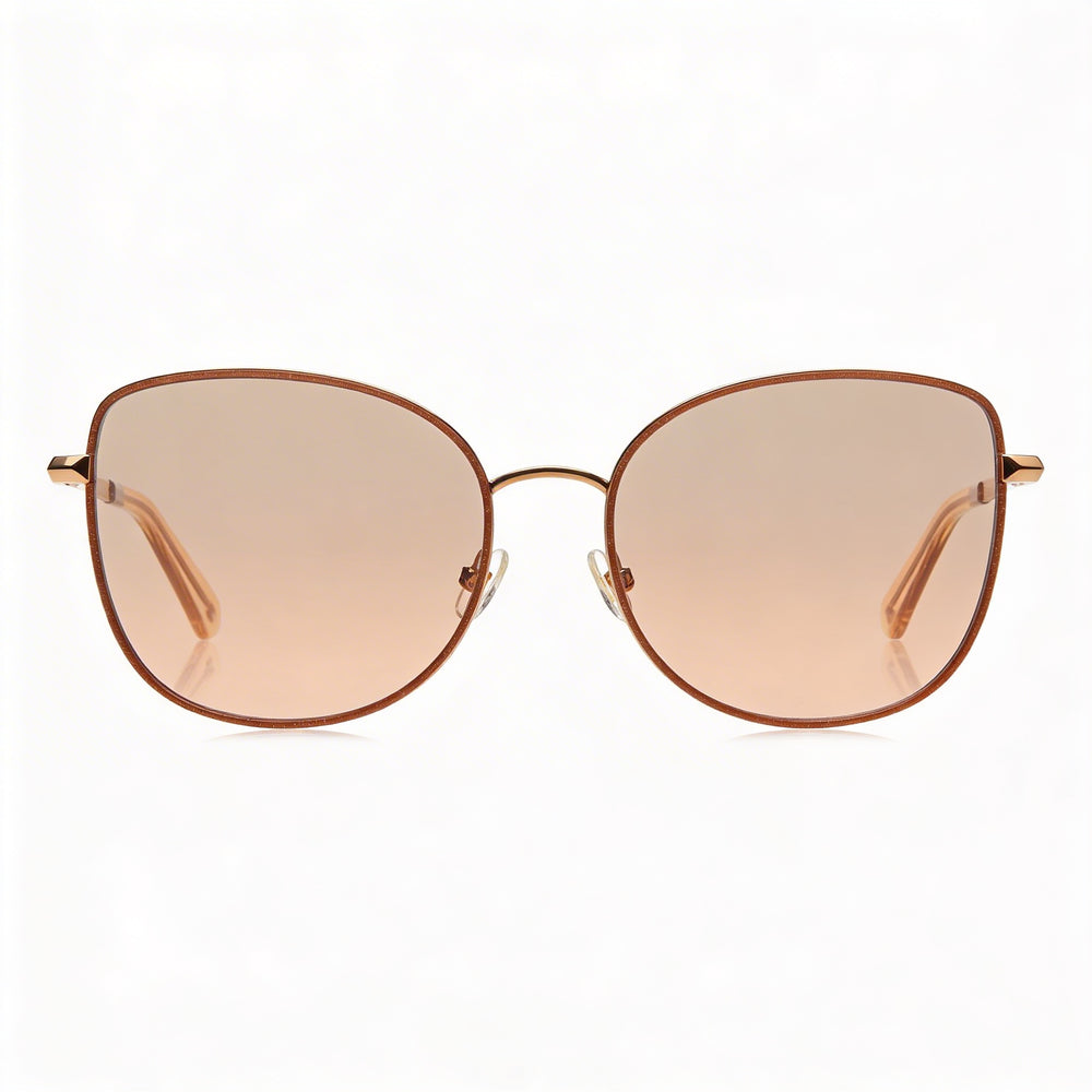 Gafas de sol de acero inoxidable Maryam/G/S de Kate Spade New York para mujer, rojas y doradas, de 56 mm con protección UV