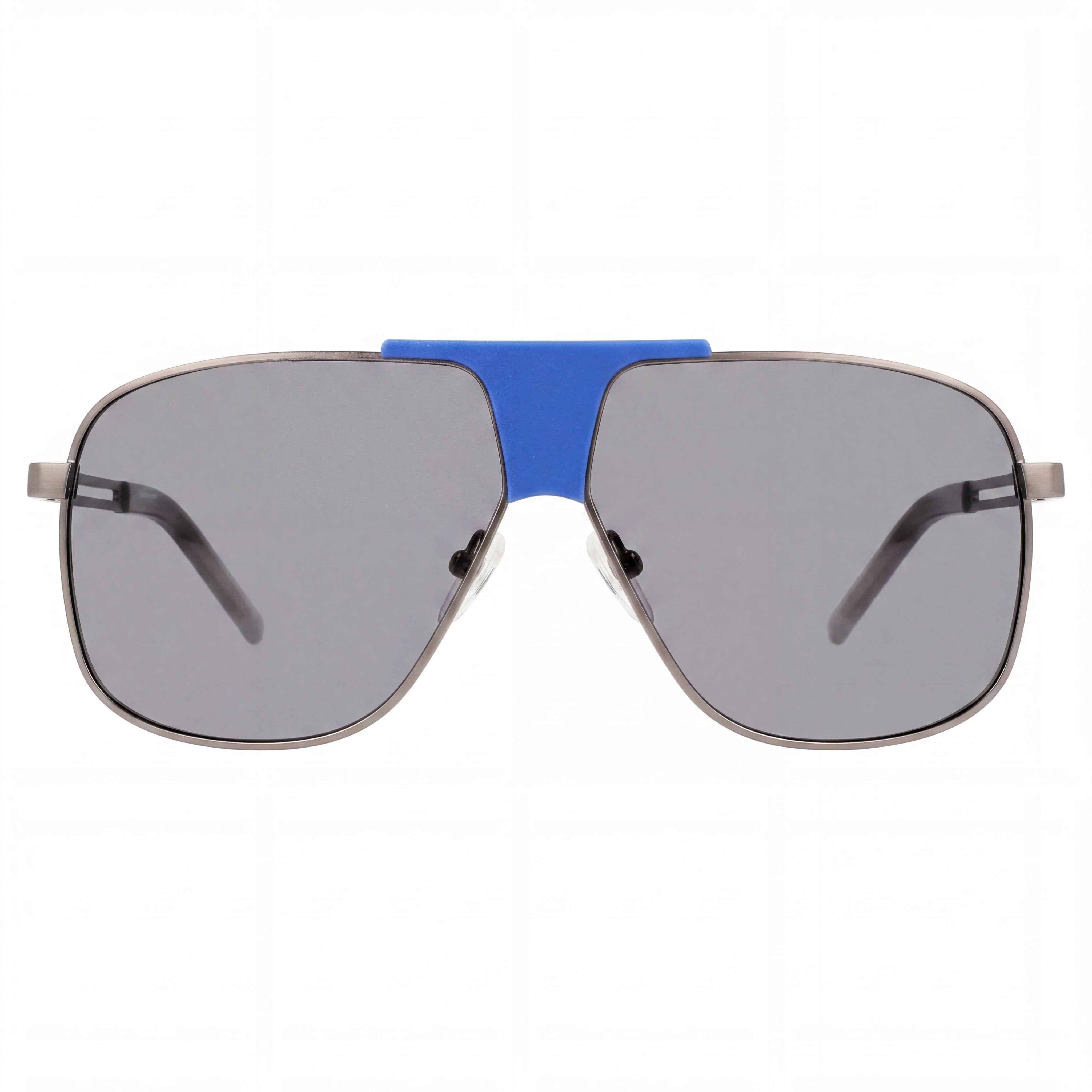 Salvatore Ferragamo SF292S Unisex Modern Acetate Frame Sunglasses in Dark Ruthenium Blue with Matching Lenses 63mm, Photo 2
