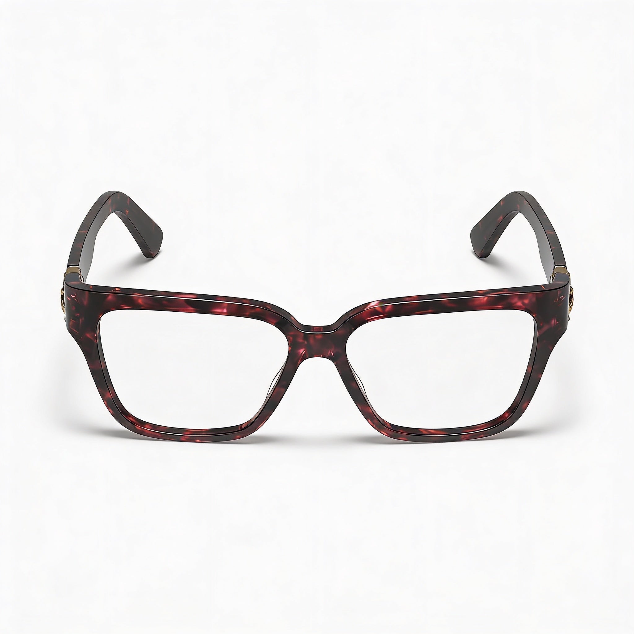 Longchamp Modern Men's Acetate Non-Polarized Eyewear, Rose Havana Frame & Lens, Size 52-14-140, Photo 2