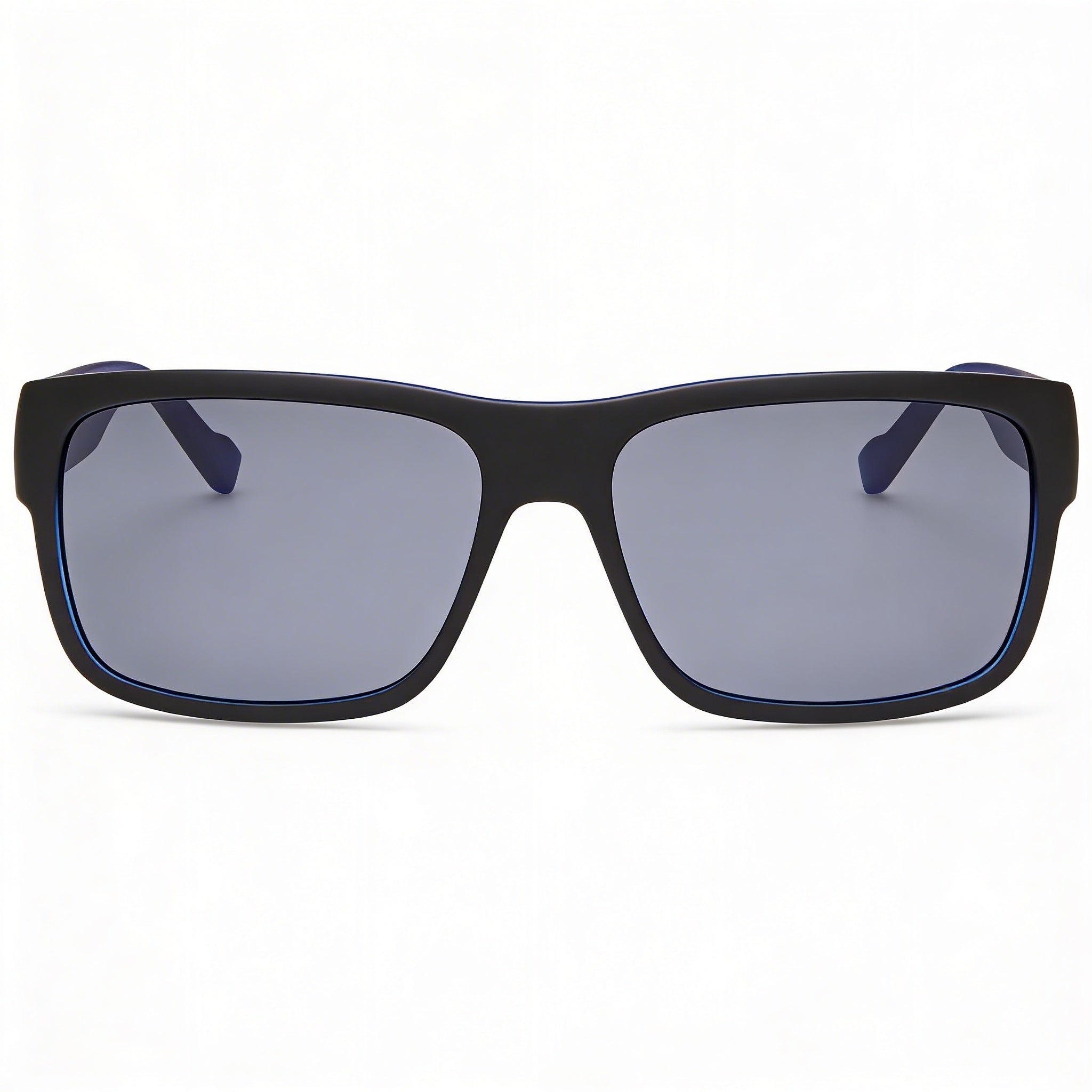Hugo Boss HG0176/S Men's Matte Black Blue Polyamide Non-Polarized Sunglasses, UV Protection, 58mm Lens, Photo 2