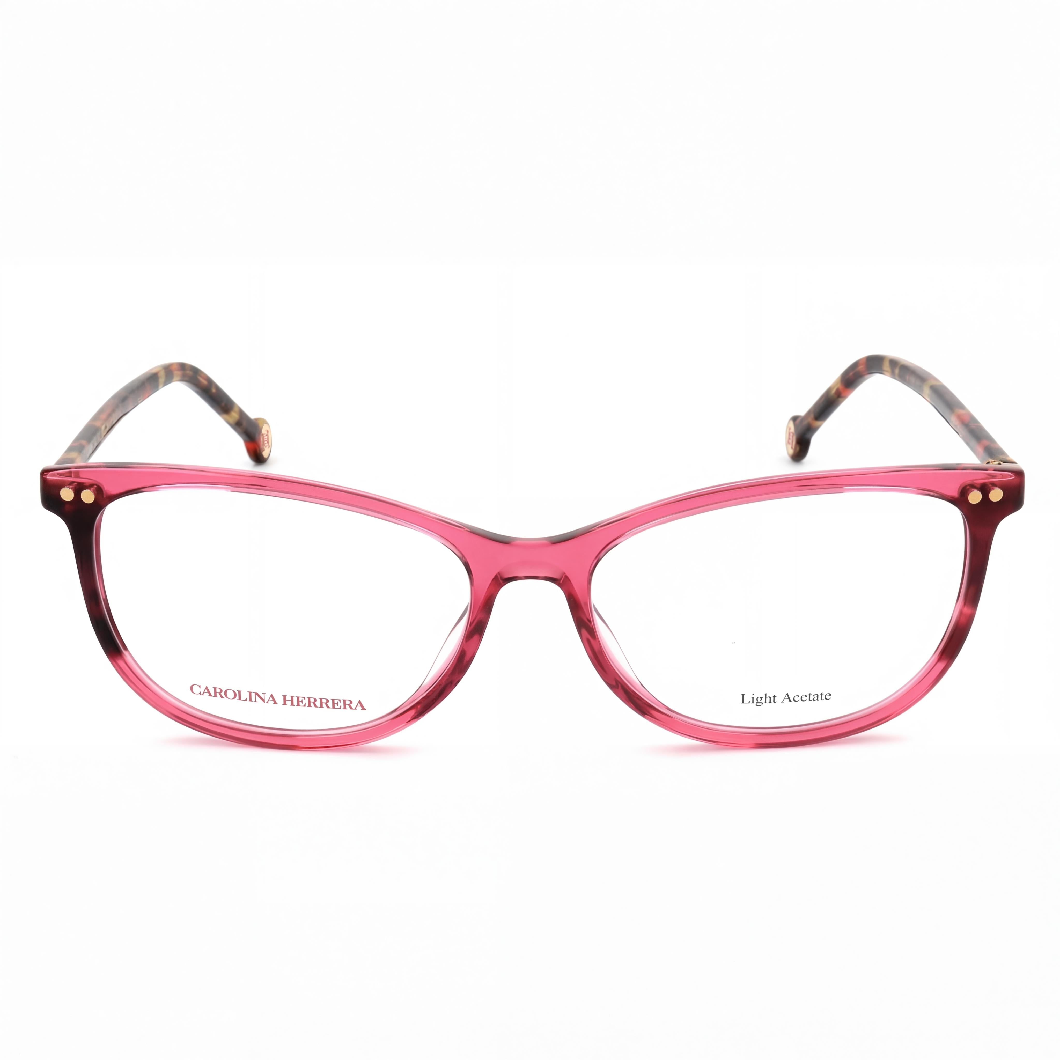Gafas de sol Carolina Herrera para mujer, modernas, burdeos, rojo Habana, acetato ligero, no polarizadas, 54 mm, Photo 2