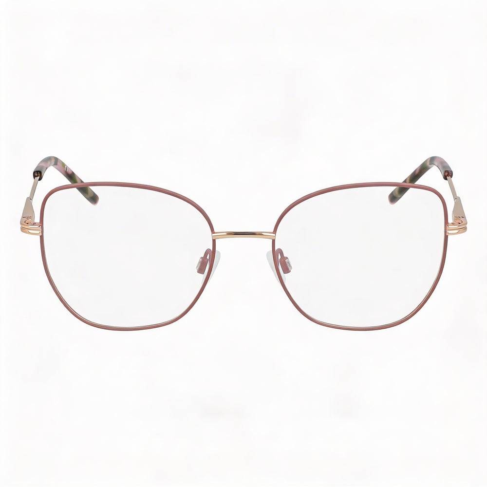 Gafas de sol DKNY DK1034 para mujer con montura de acetato en oro rosa topo y lentes de policarbonato de 51 mm