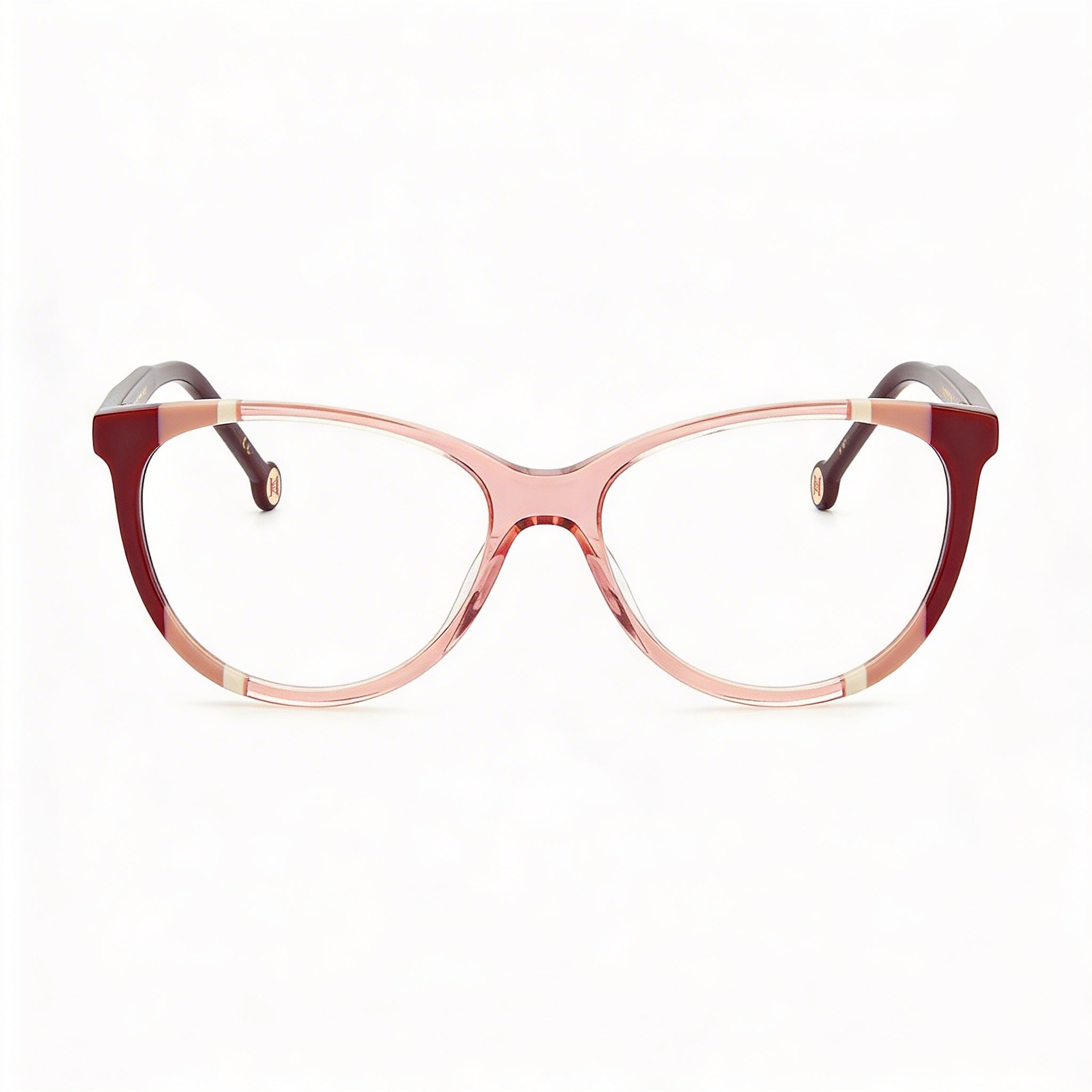 Carolina Herrera Ch 0064 Women's Eyeglasses Acetate Burgundy Nude  55mm, Photo 1