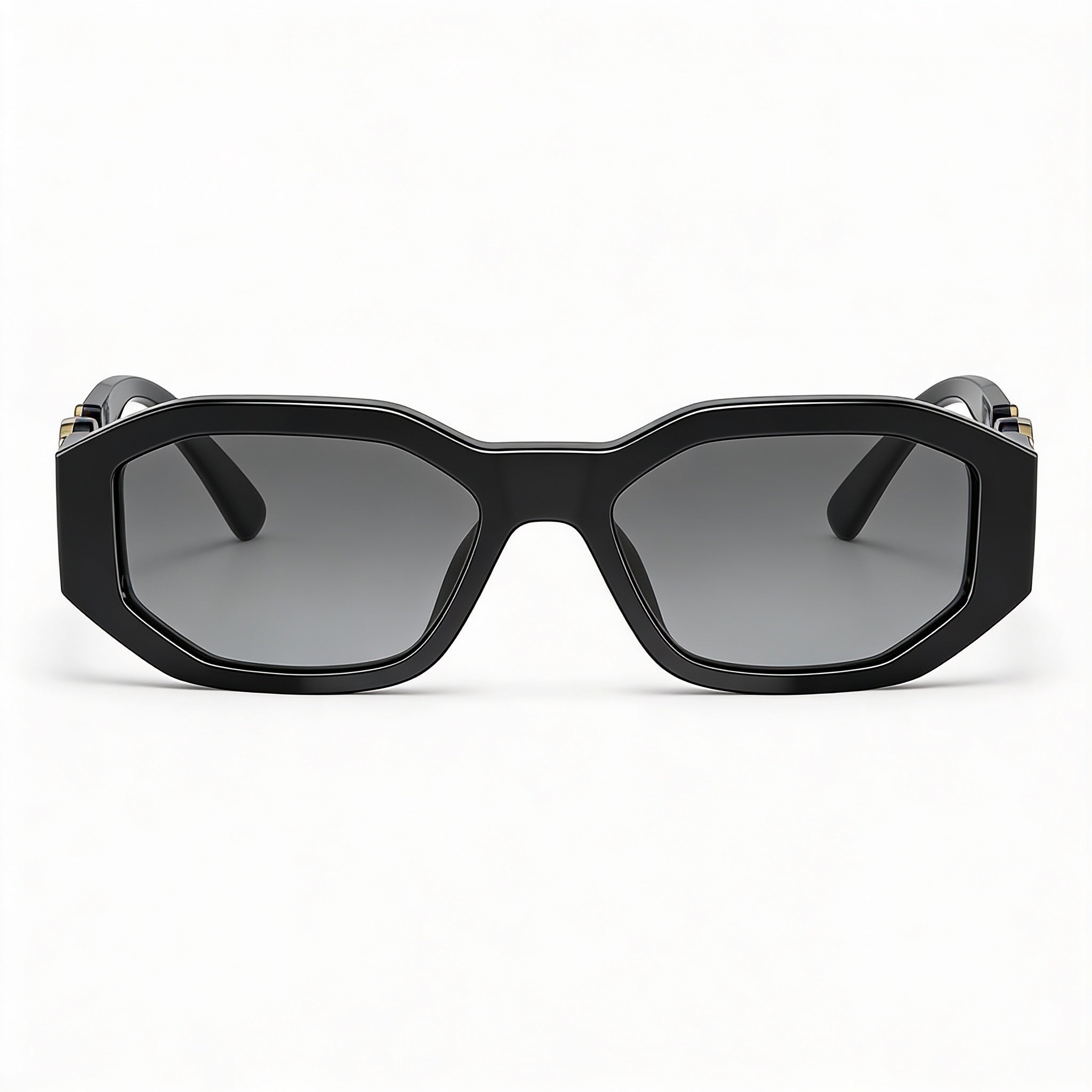 Versace Classic Unisex Multi-Coloured Compound Frame Composite Dark Grey Lens Sunglasses, Lens Width 48mm, Photo 1