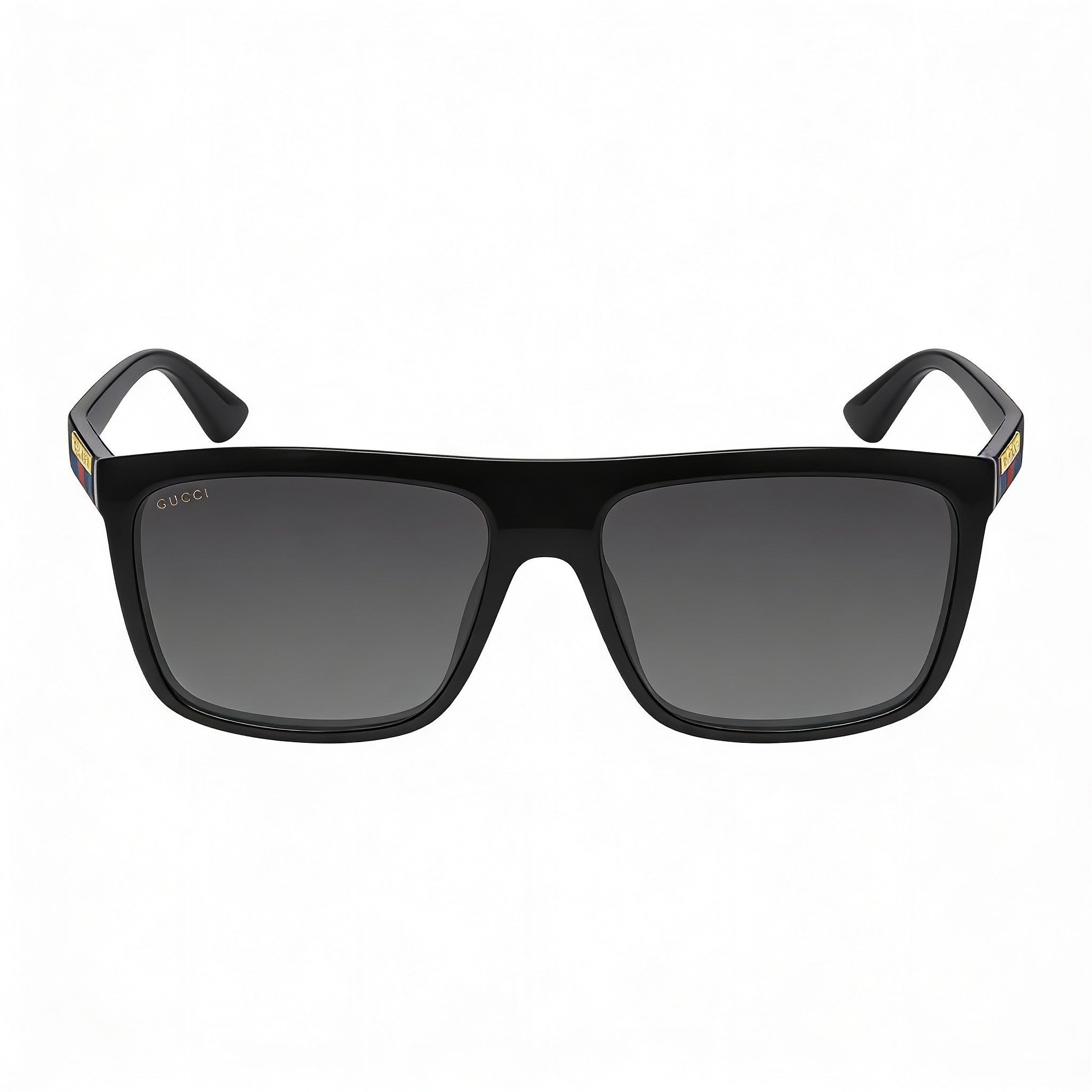 Gucci Gucci Logo GG0748S Men's Black Injected Plastic Square UV Protection Non-Polarized Sunglasses 59mm, Photo 2