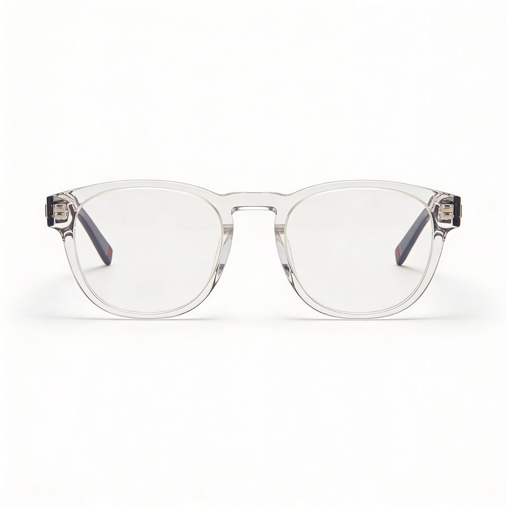 Fila Classic Women's Full Rim Square Optical Eyeglasses featuring Crystal Acetate Frame, 50mm