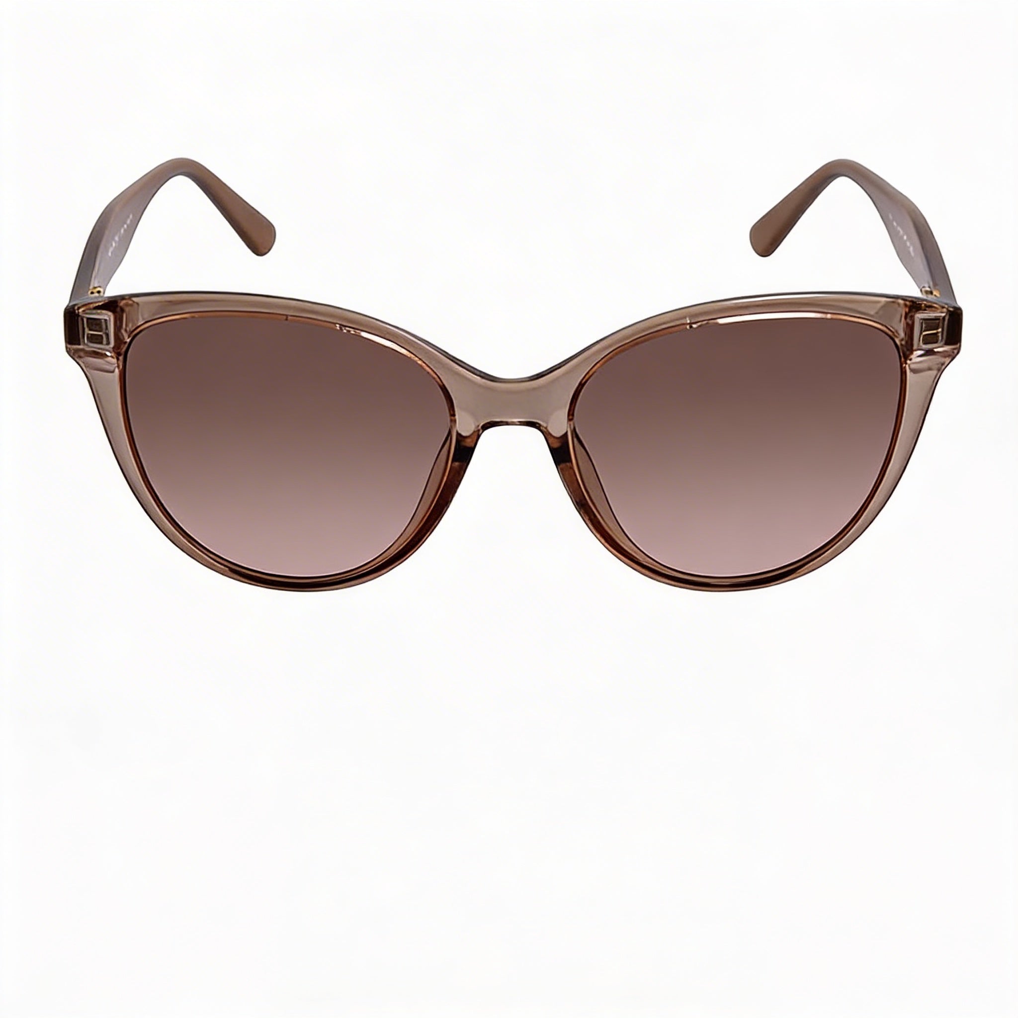 Gafas de sol ojo de gato para mujer Ferragamo, plástico beige, protección UV 54, Photo 1
