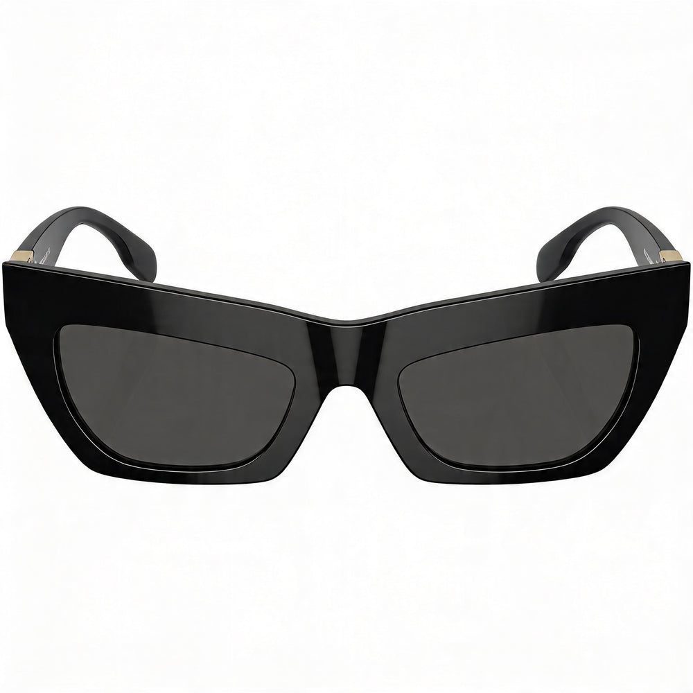 BURBERRY Be 4405 Unisex Black Dark Grey Acetate Frame Non- Polycarbonate Sunglasses 51mm