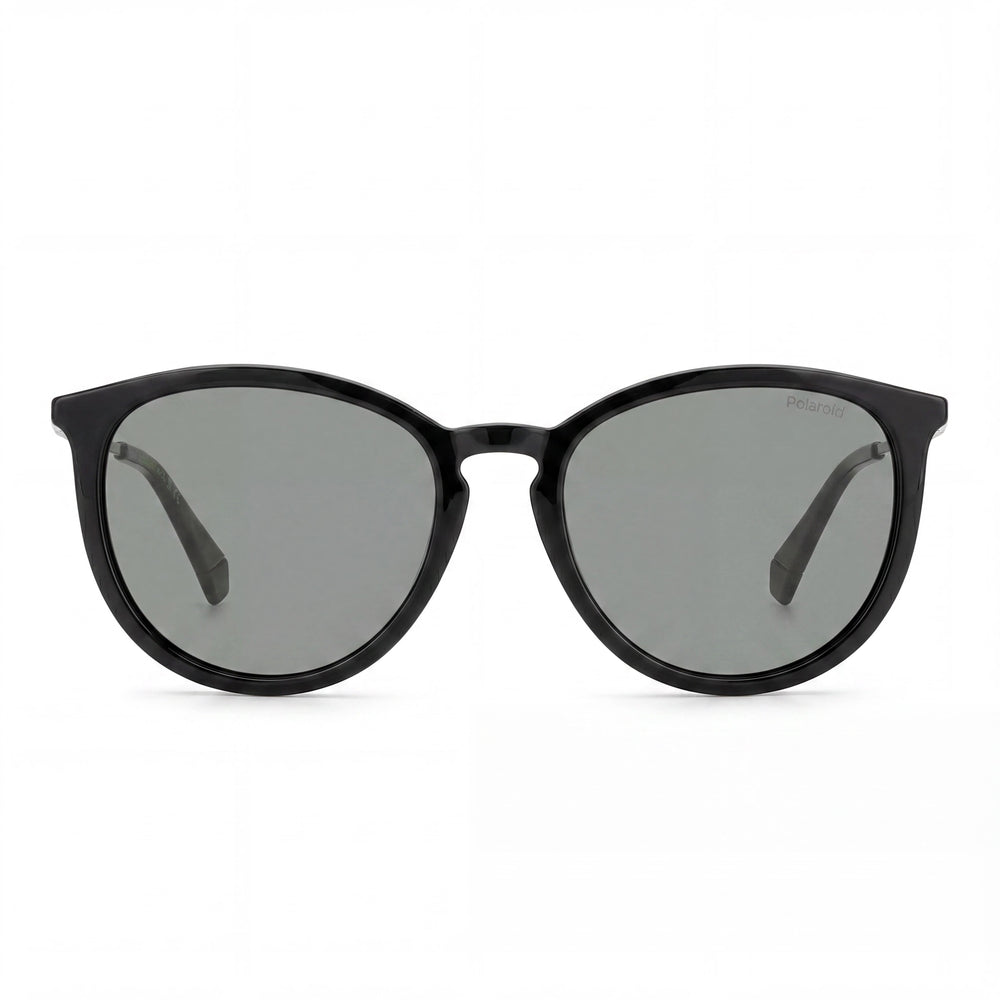Polaroid Eyewear Modern PLD 4143/S/X Gafas de sol para mujer ECO CO-POLYESTER Negro Gris Protección UV 53mm