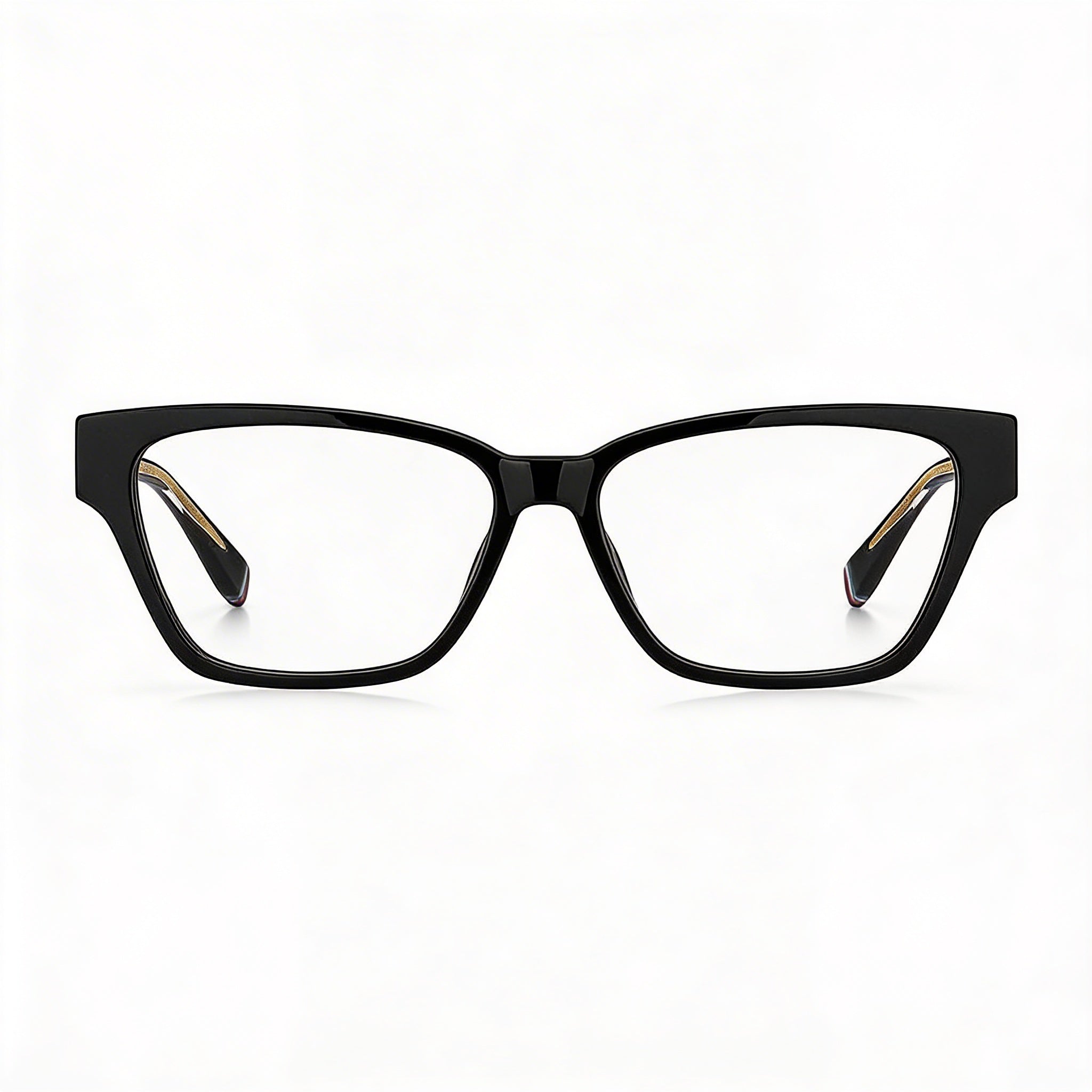Tommy Hilfiger Classic Women’s Black Acetate Eyewear Frame 53mm Lens, 15mm Bridge, 140mm Temple, Photo 2