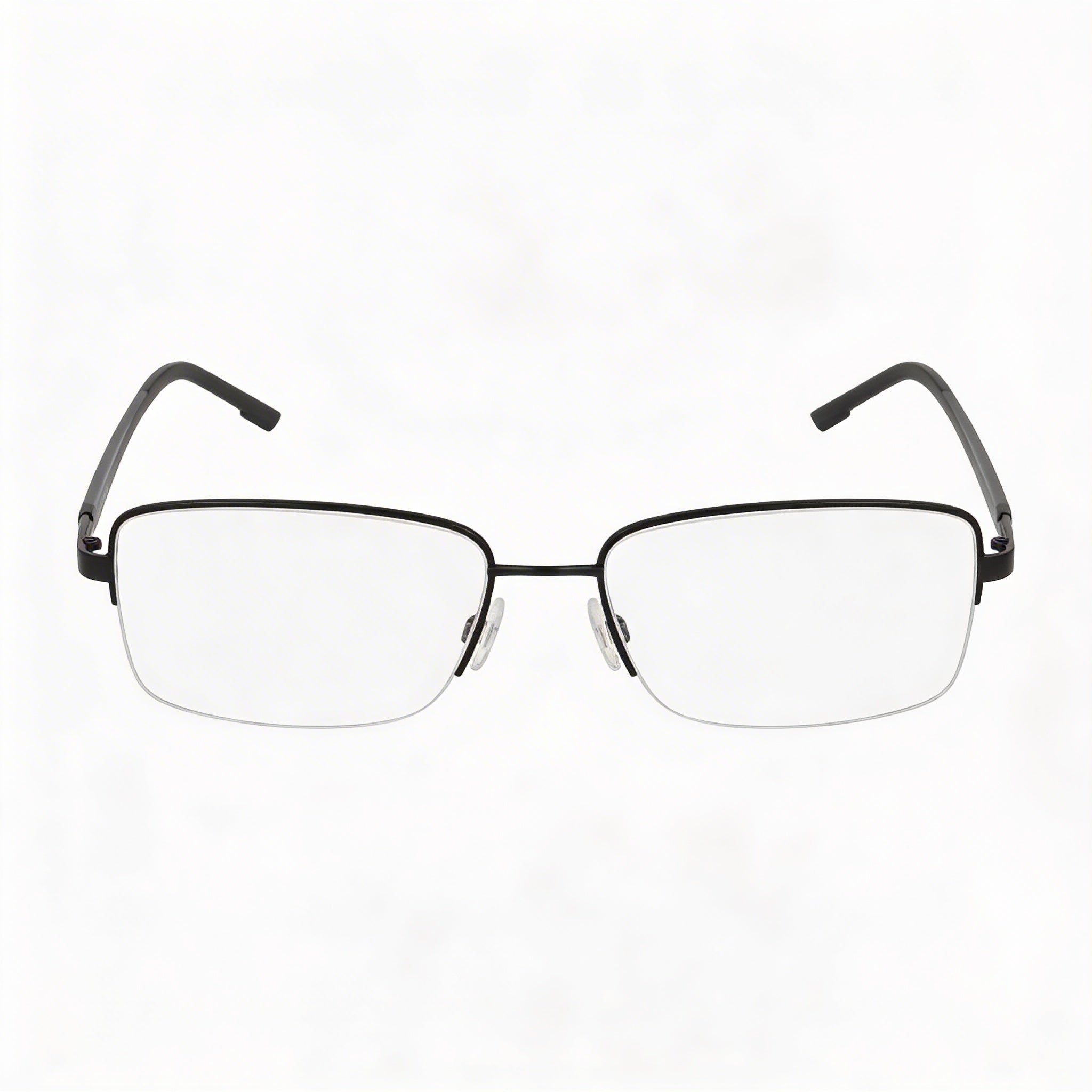 Flexon H6084 Women's Optical Eyeglasses with Matte Black Metal Frame, 57mm Lens, and 17mm Bridge, Photo 2