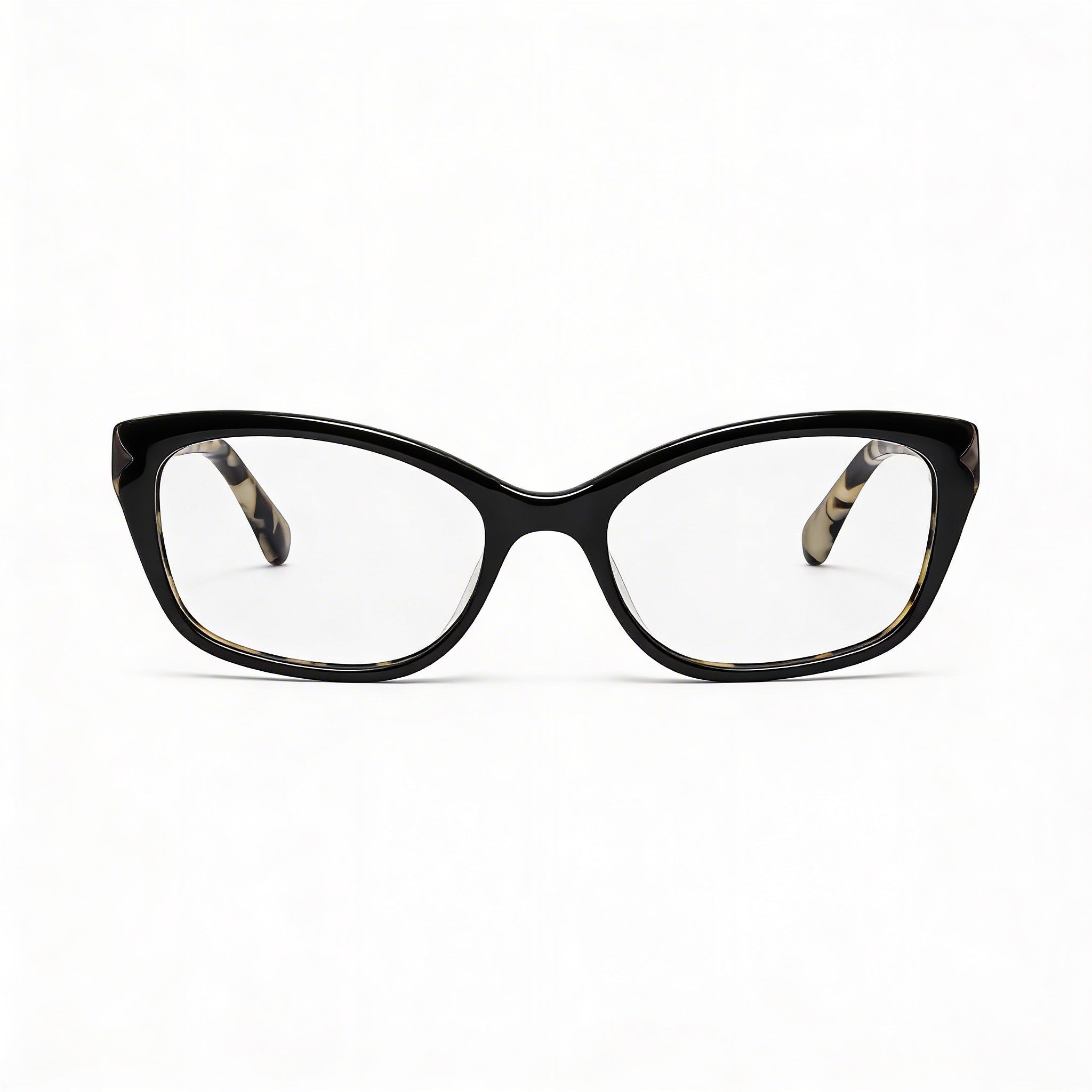 Kate Spade New York Moderno Unisex Negro Blanco Habana Acetato Montura Completa Gafas de Ojo de Gato 51mm, Photo 2
