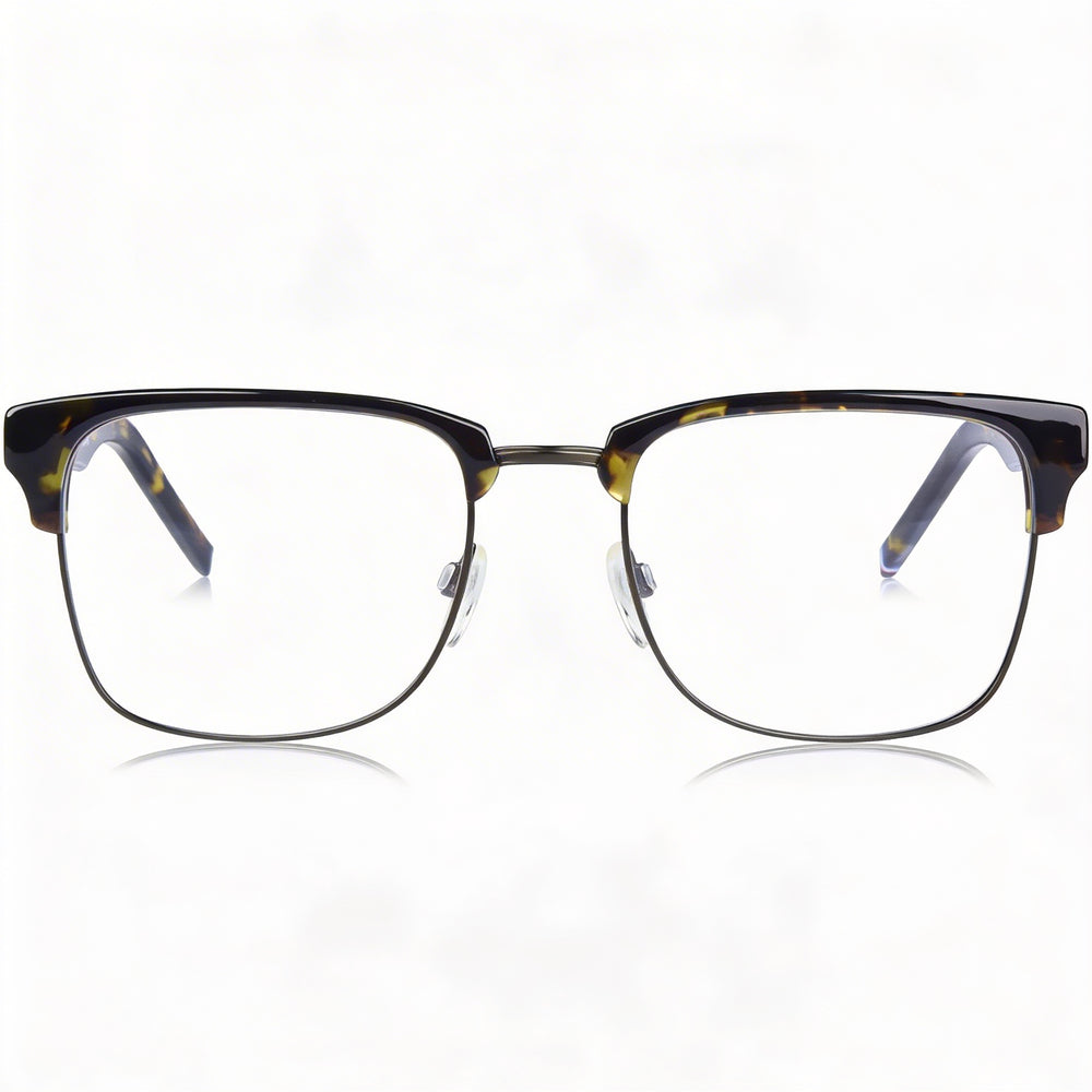 Tommy Hilfiger Men's Casual Eyeglasses, Havana Alloy Steel Frame, Non-polarised Lenses, Size 54-20-145