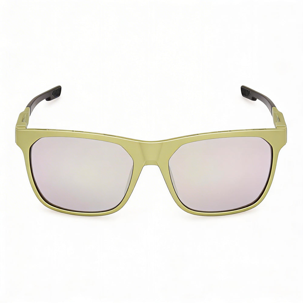 Adidas Injected Sunglasses Unisex Matte Light Green Plastic Frame with Green Lenses, UV 400, Non-Polarized 55mm